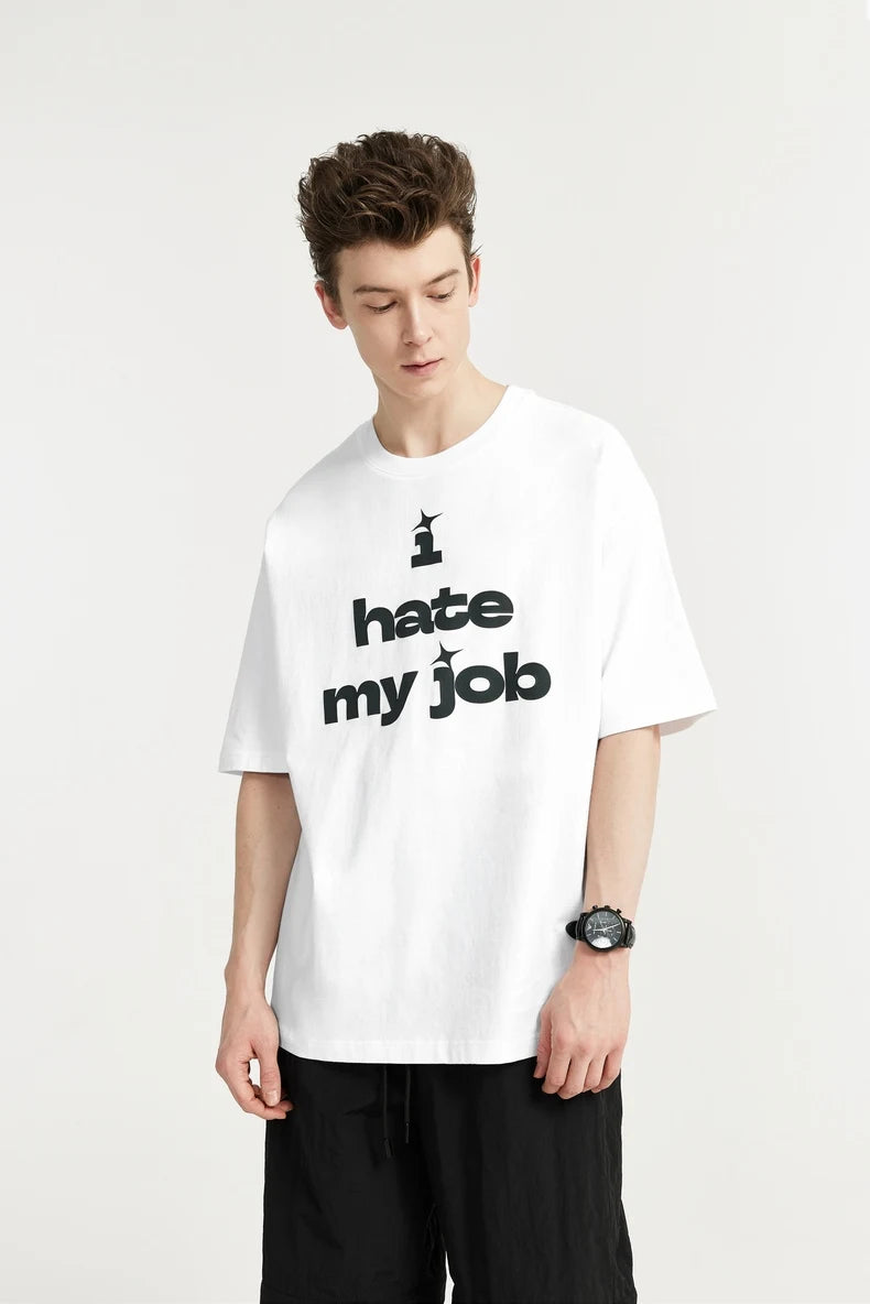 T-Shirt mit der Aufschrift „Ich hasse meinen Job“