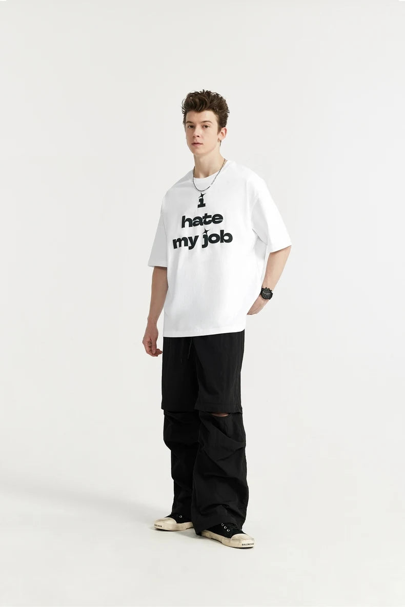 T-Shirt mit der Aufschrift „Ich hasse meinen Job“