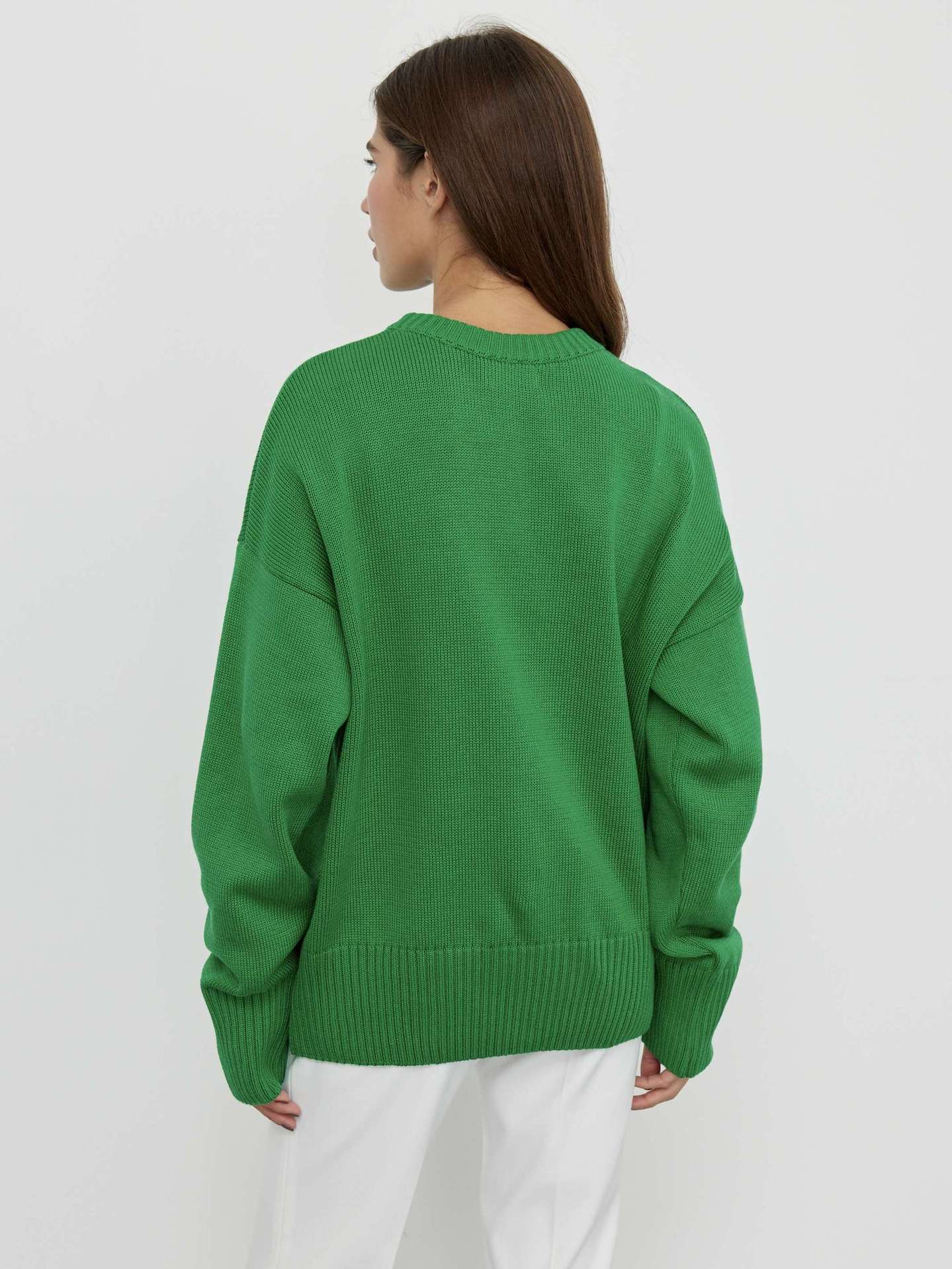 Klassischer Rundhals Pullover