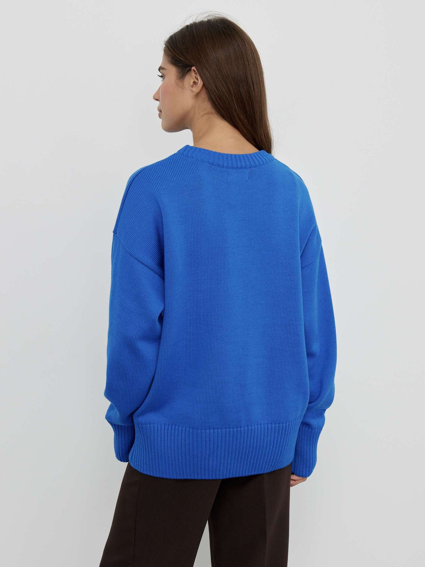 Klassischer Rundhals Pullover