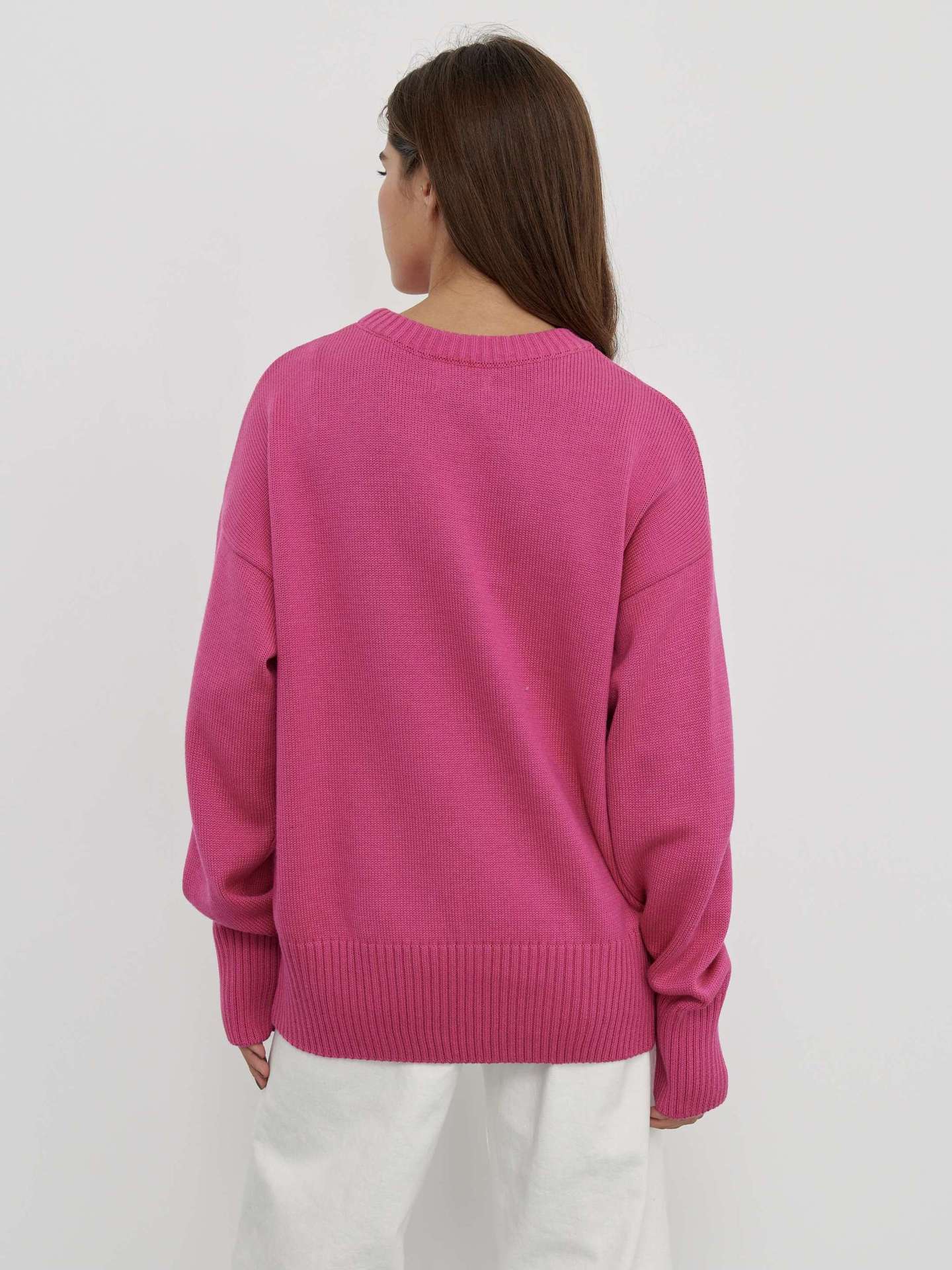 Klassischer Rundhals Pullover