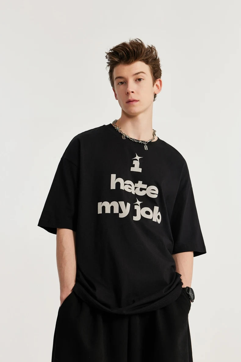 T-Shirt mit der Aufschrift „Ich hasse meinen Job“