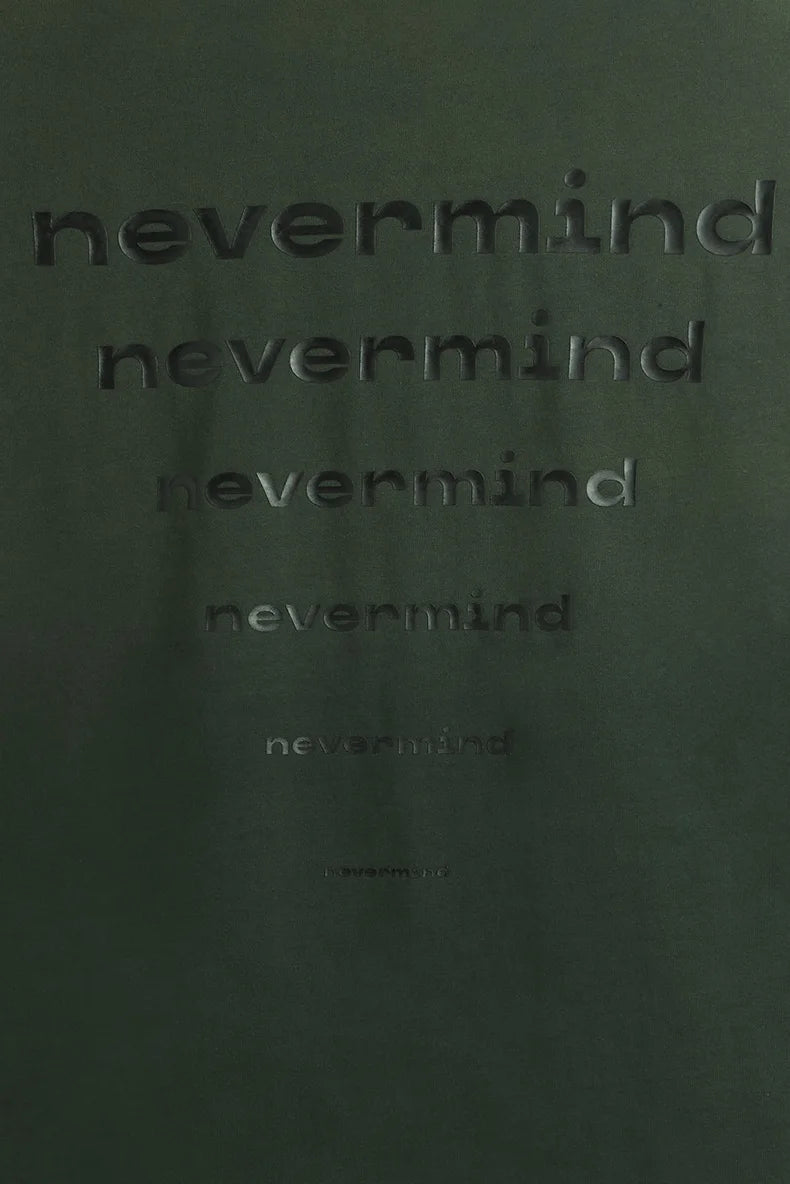 Übergroßes Nevermind T-Shirt