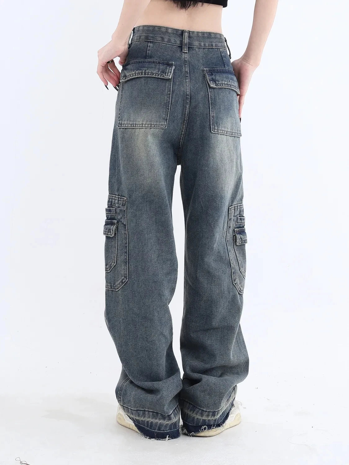 Vintage Jeans mit hoher Taille