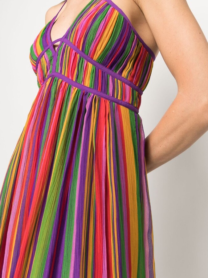 Regenbogen-Maxikleid