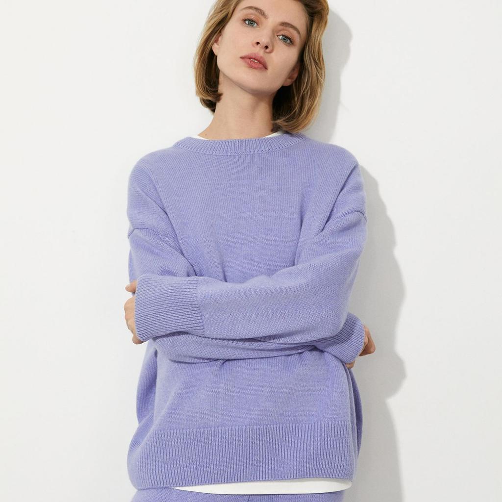 Klassischer Rundhals Pullover