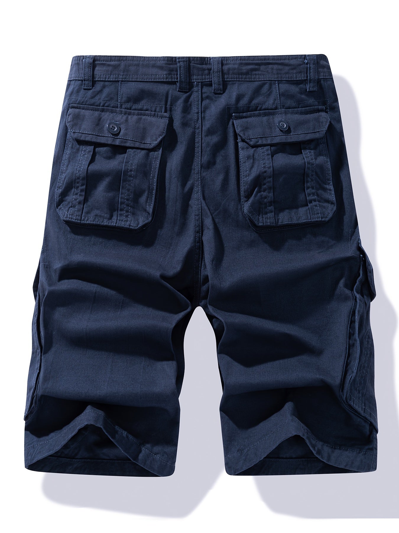 Lässige Herren Shorts aus Baumwolle mit Kordelzug und Knopftaschen