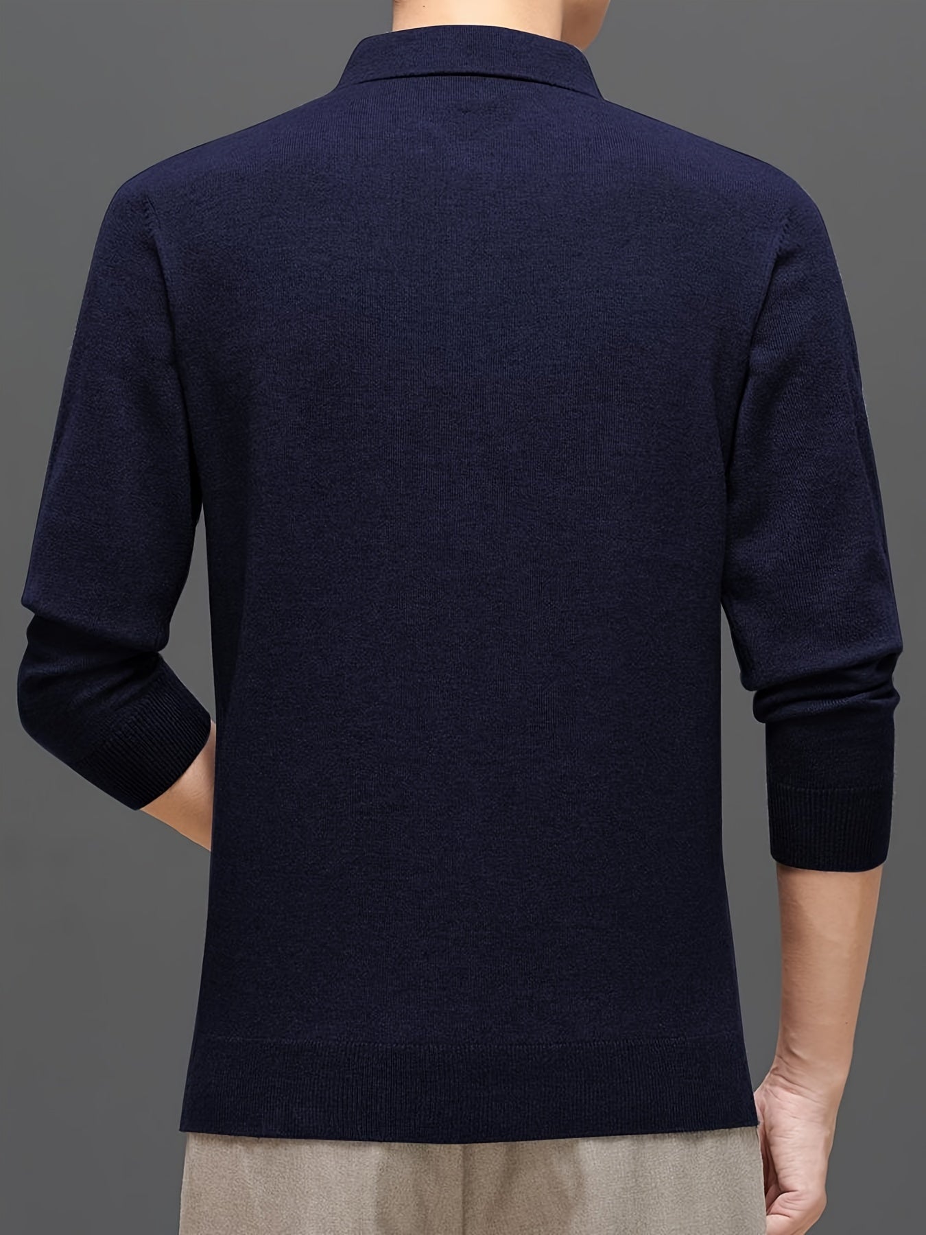 Revers High Stretch Pullover für Herren