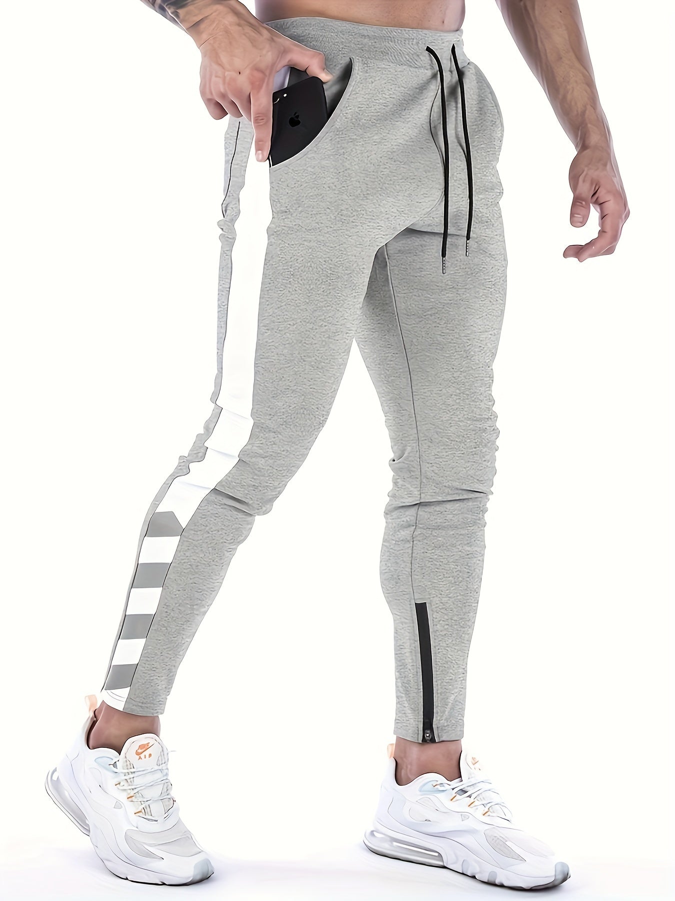 Lässige Sporthose mit Stretch Taille und Kordelzug