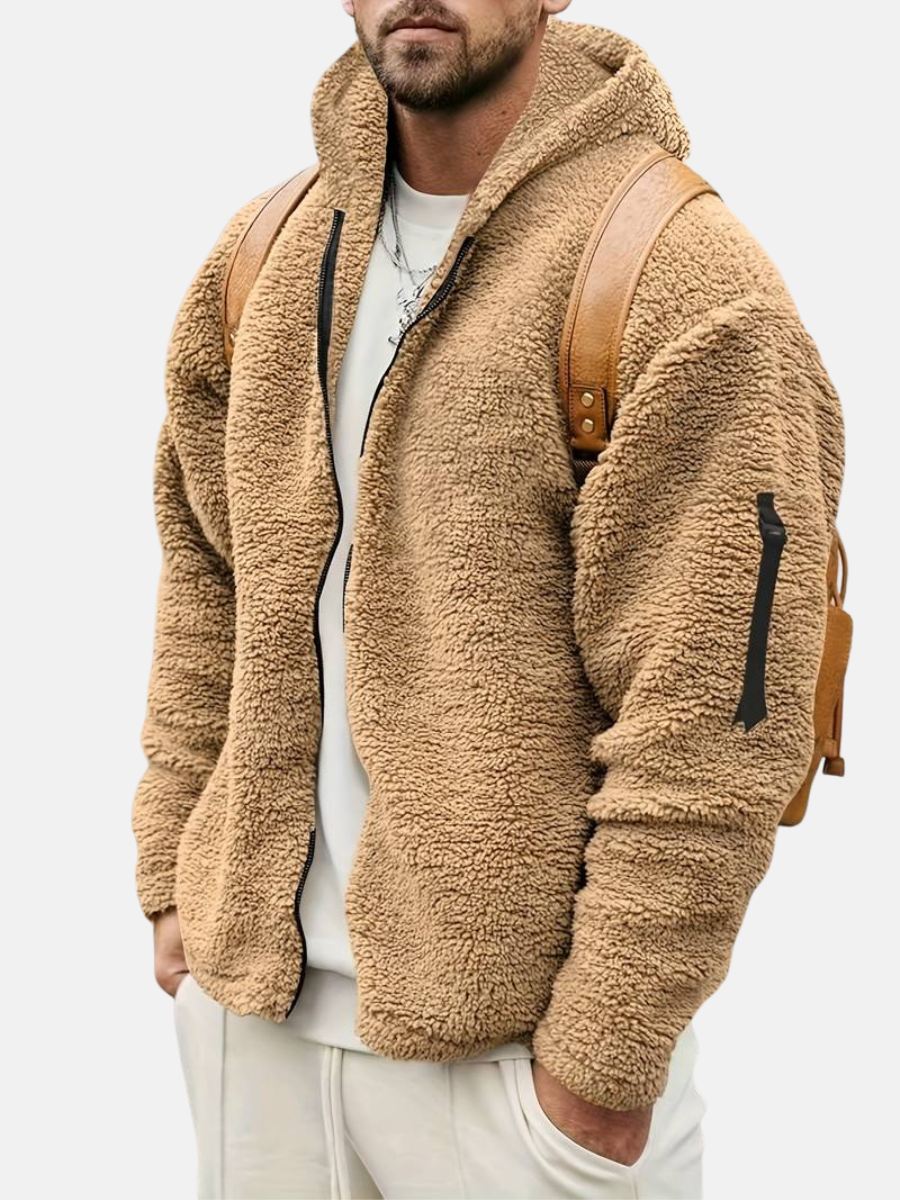 Flauschiger Kapuzenpullover