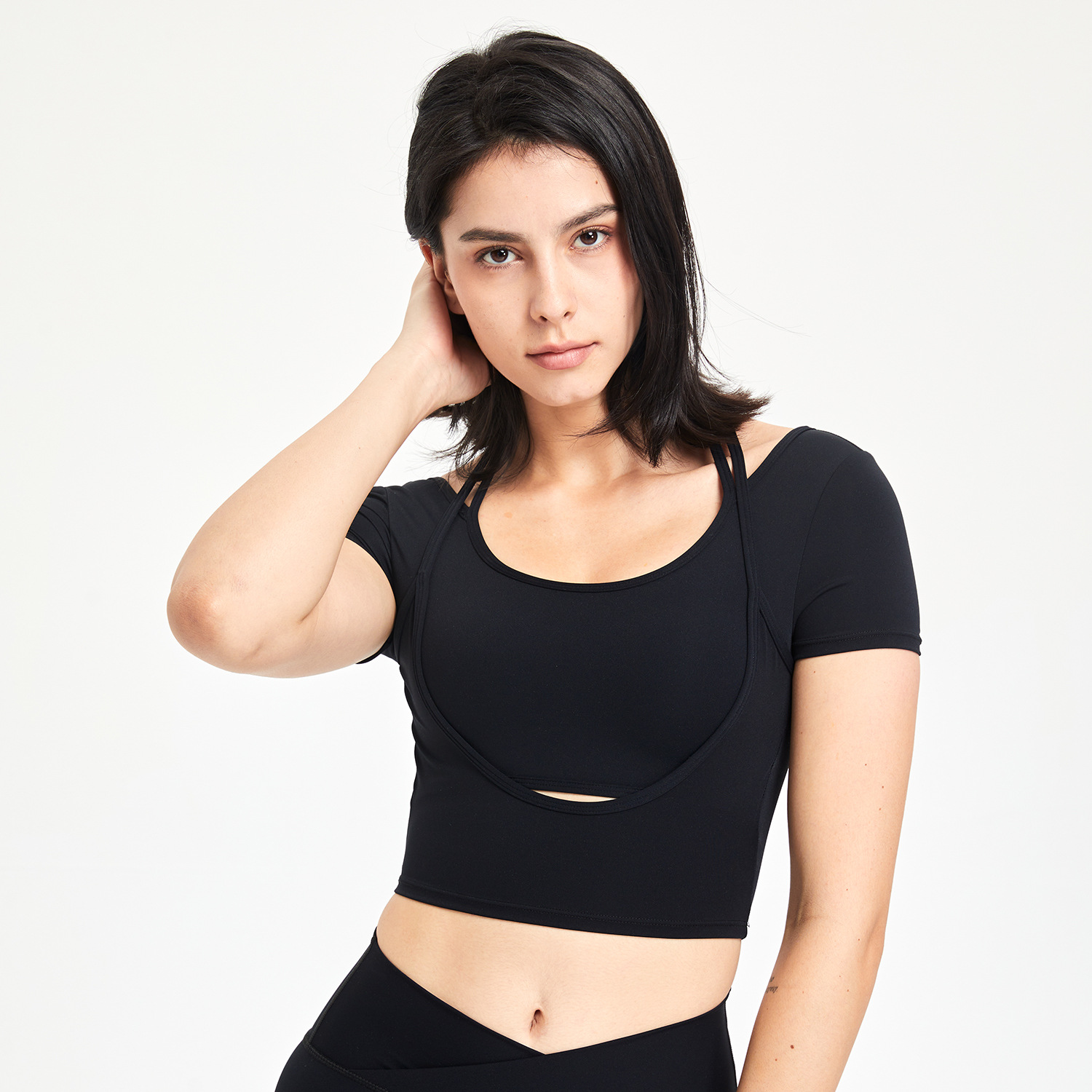 Sport Kurzarm Top für Frauen