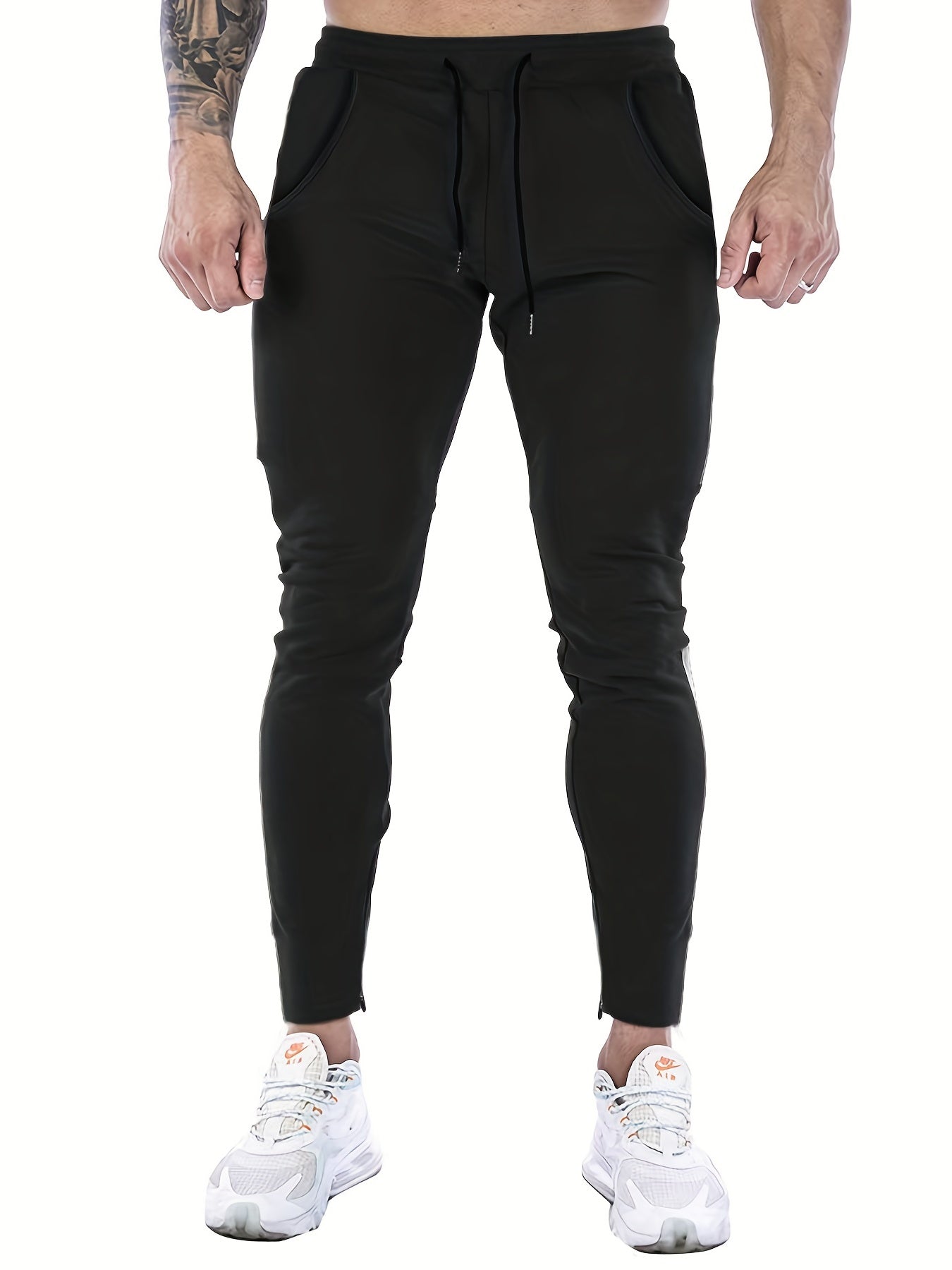 Lässige Sporthose mit Stretch Taille und Kordelzug