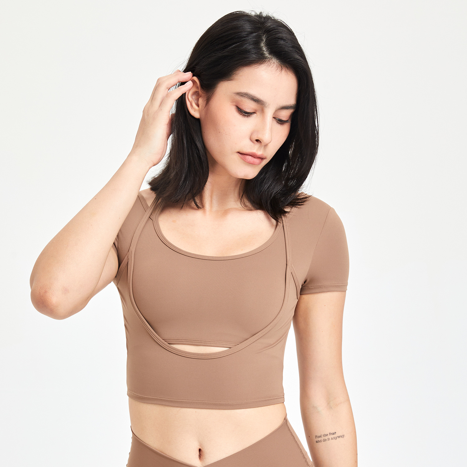 Sport Kurzarm Top für Frauen