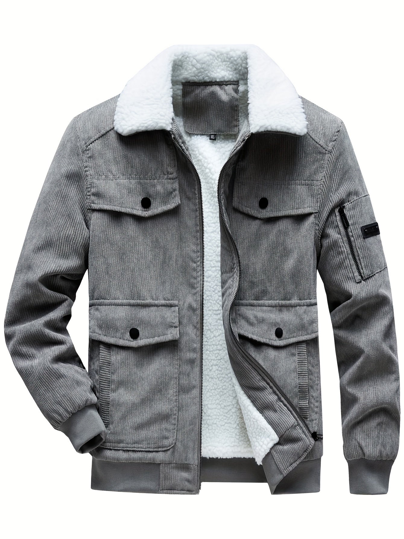 Cord Fleecejacke