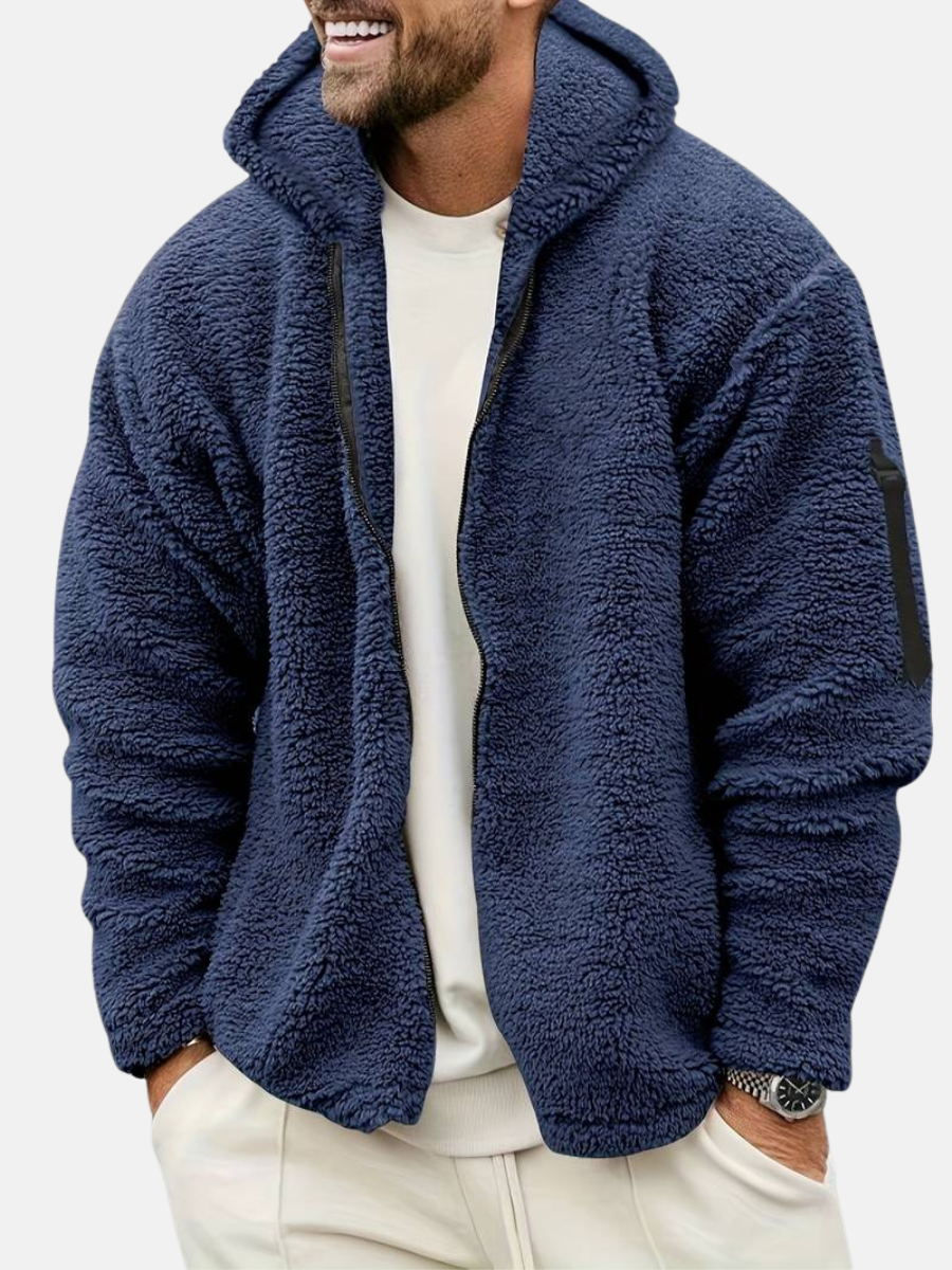 Flauschiger Kapuzenpullover