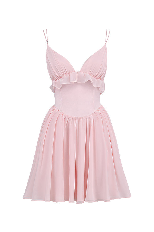 Ballerina Babypuppen Minikleid in Rosa