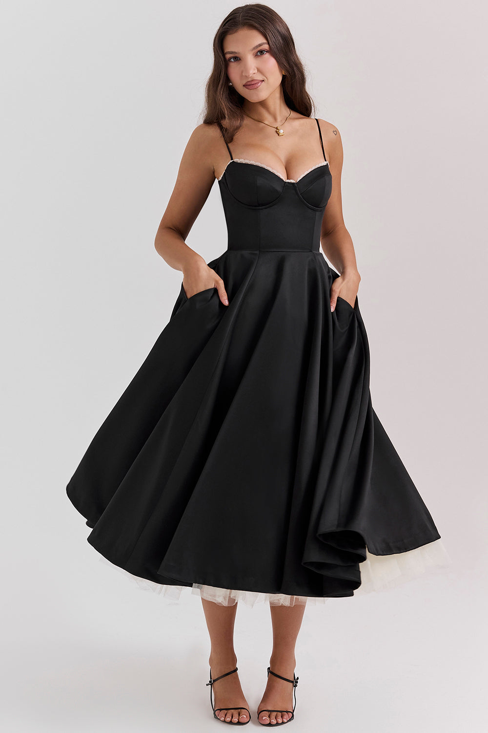 Tule Midi Kleid