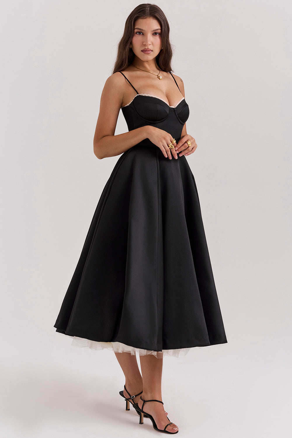 Tule Midi Kleid