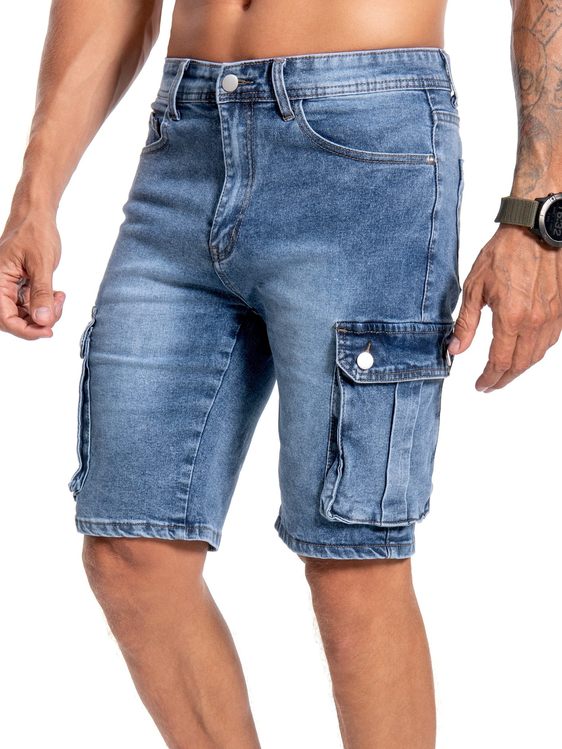 Denim Short mittlerer Stretch für Herren