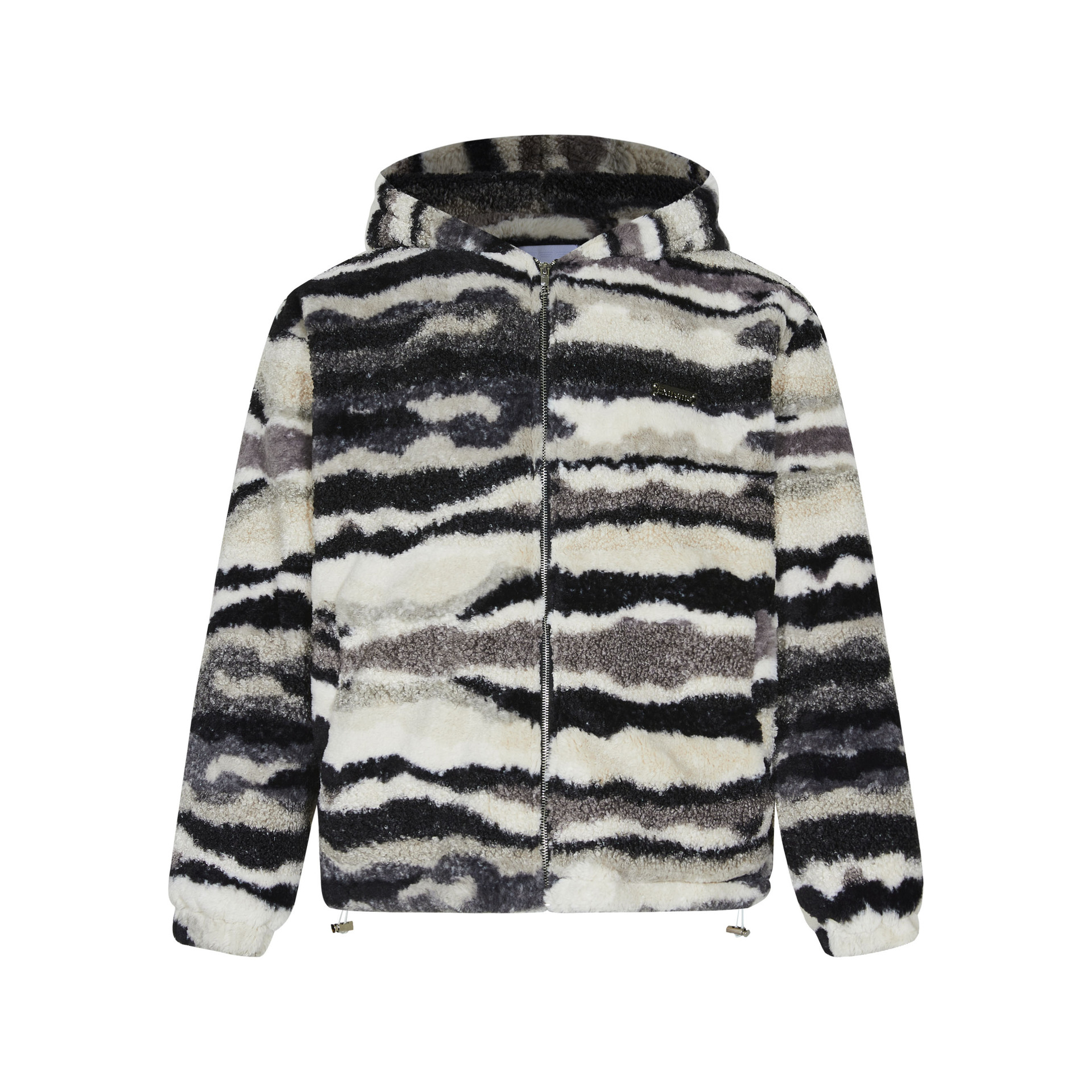 Flauschige Tigerjacke