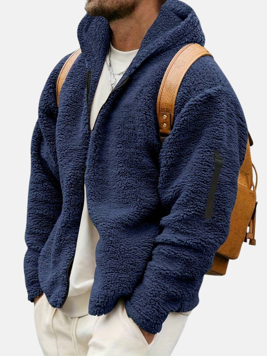 Flauschiger Kapuzenpullover