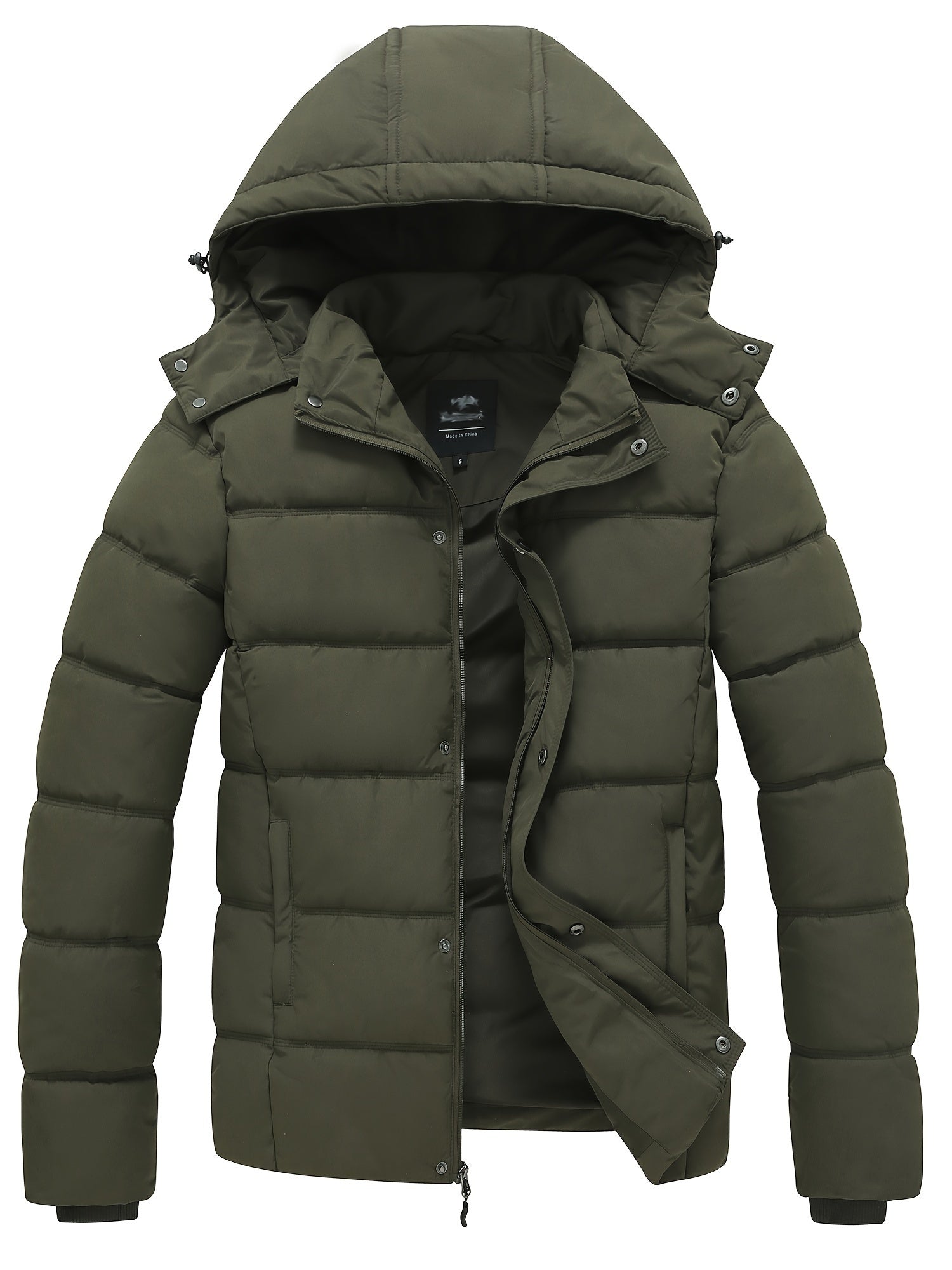 Pufferjacke mit Kapuze für Herren