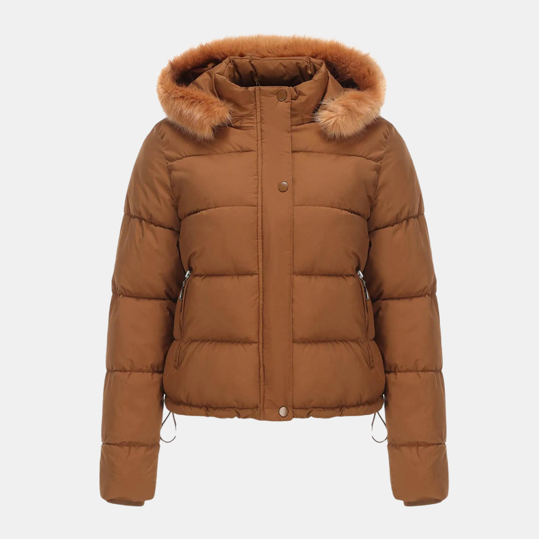 Damen Kapuze Wolljacke