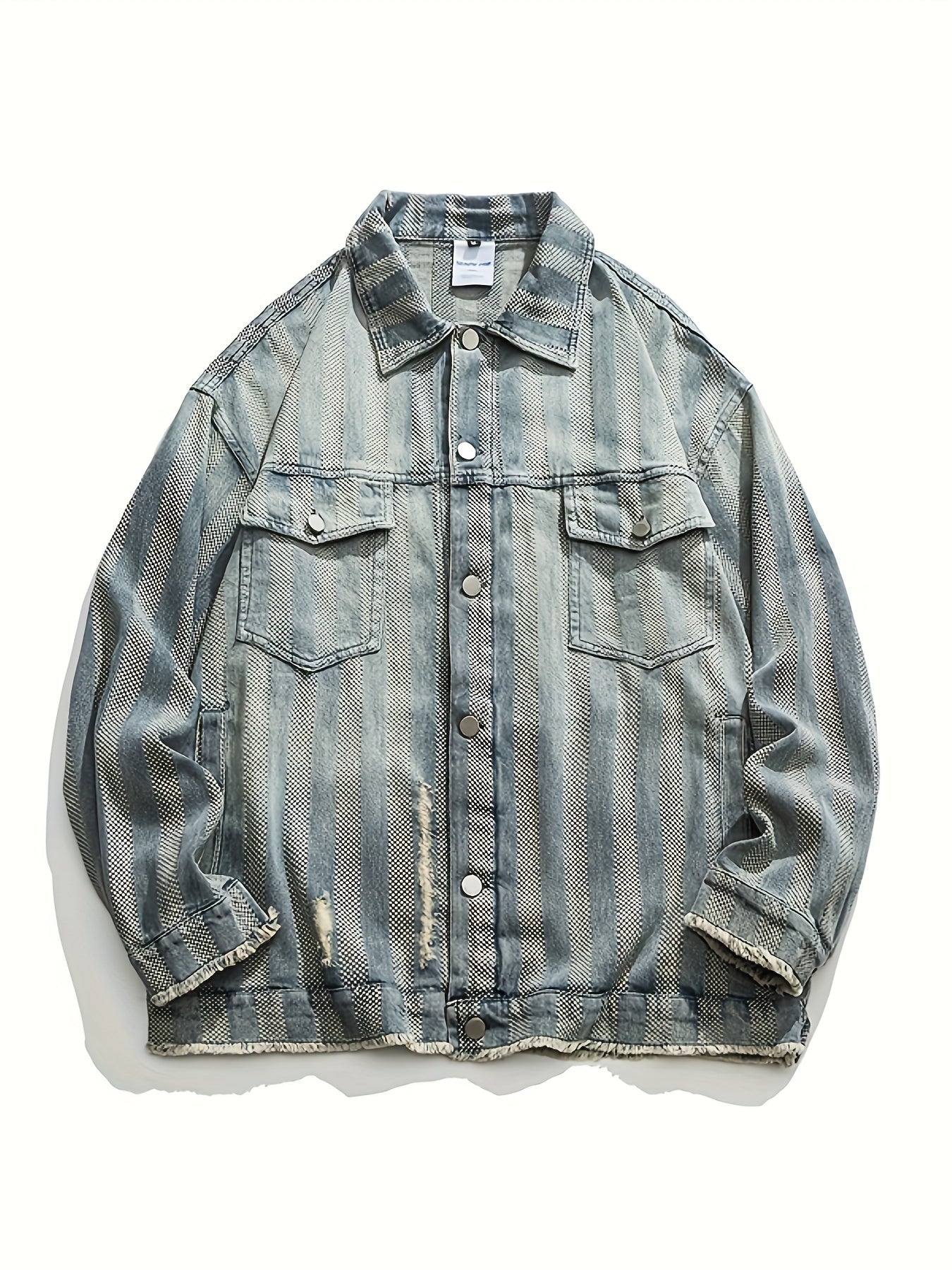 Jeans Retro Jacke in Grau