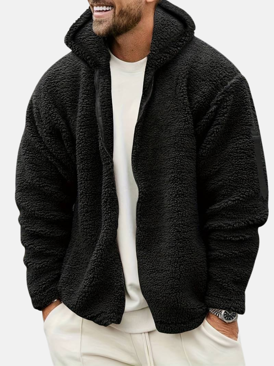 Flauschiger Kapuzenpullover