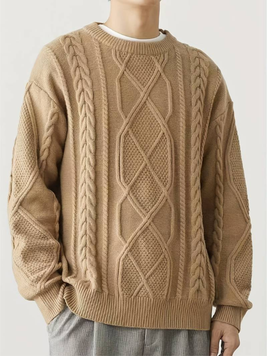 Gefüttert Strickpullover