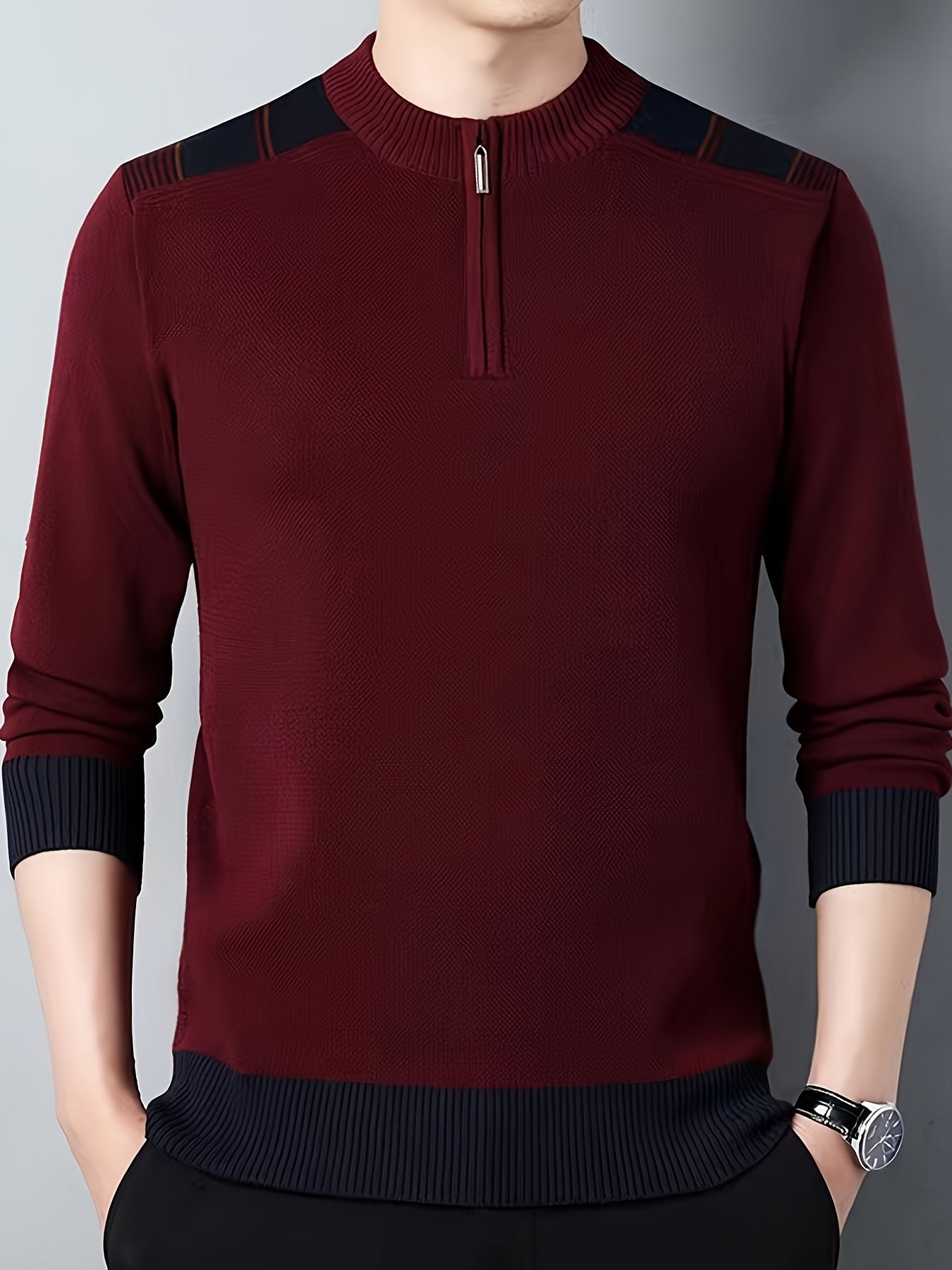 Lockerer Strickpullover für Herren