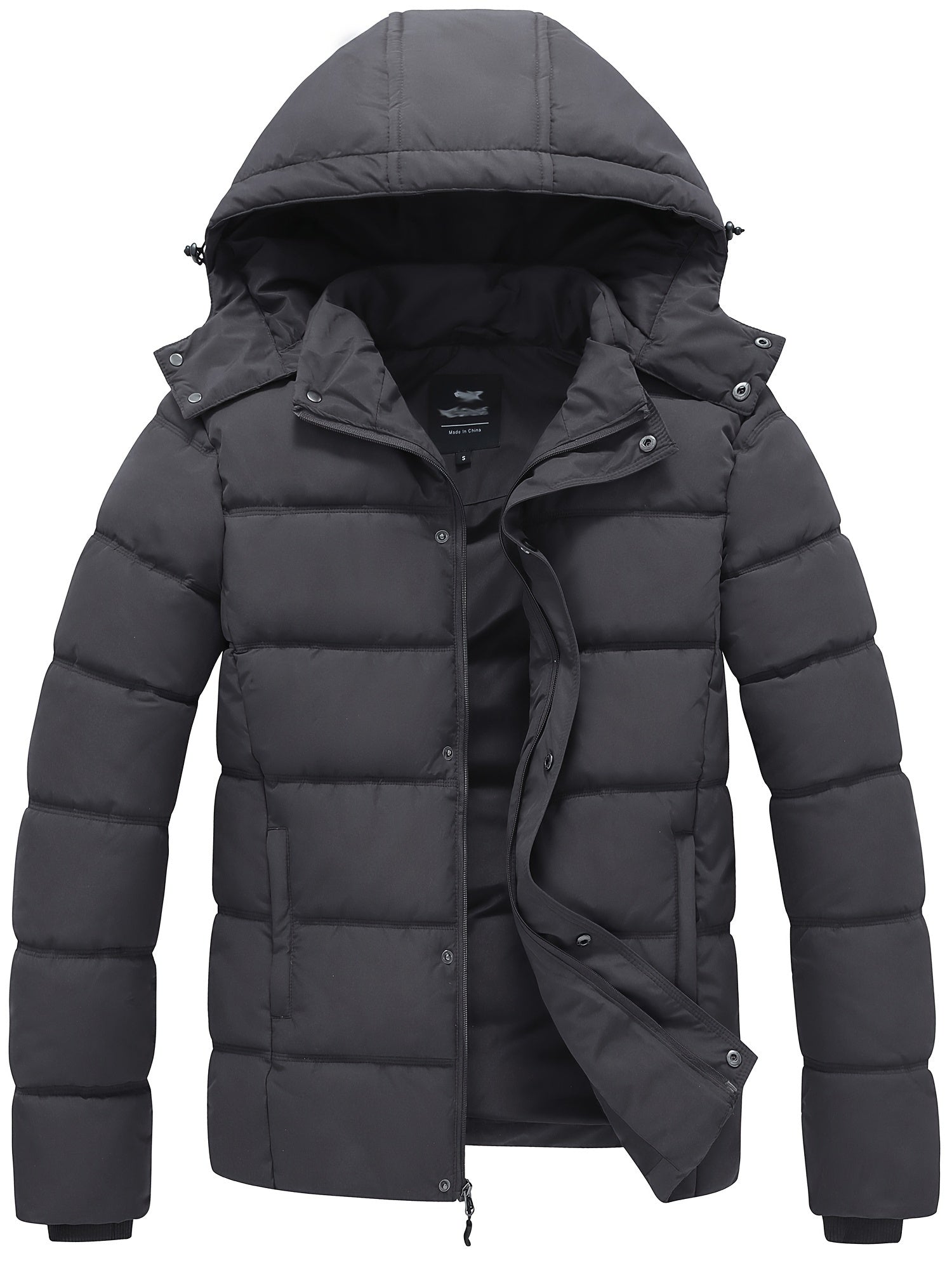 Pufferjacke mit Kapuze für Herren