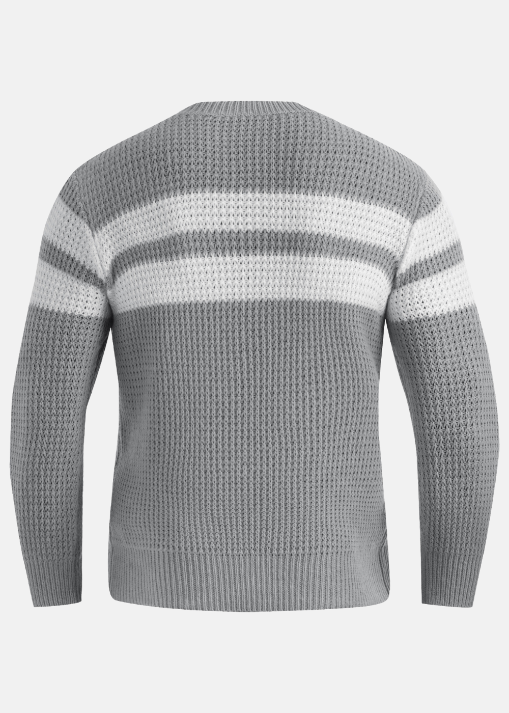 Gestreifter Strickpullover für Herren