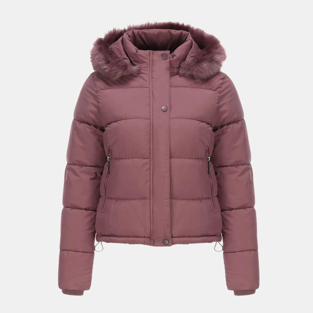 Damen Kapuze Wolljacke