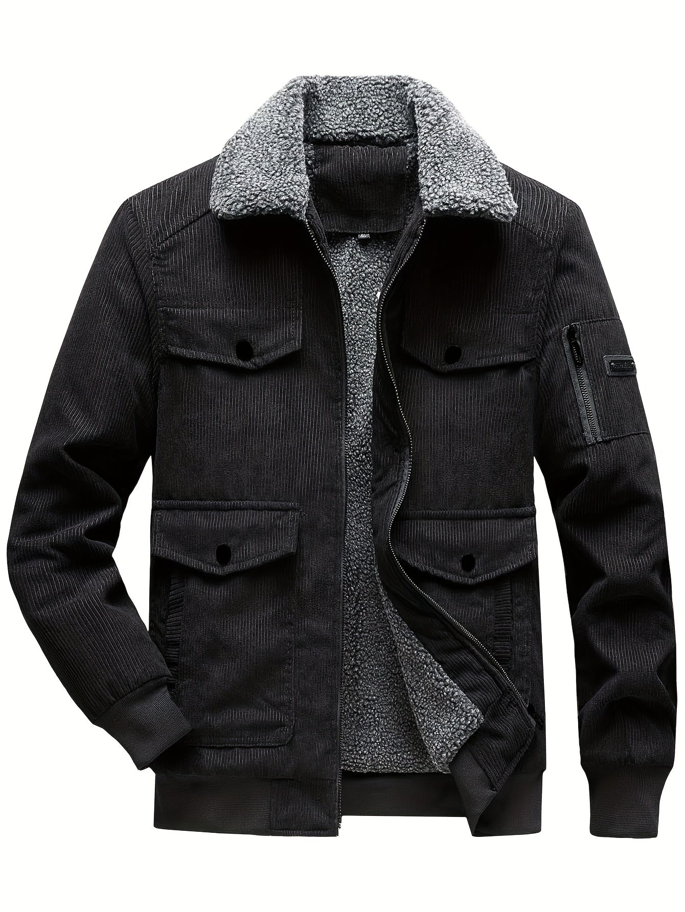 Cord Fleecejacke