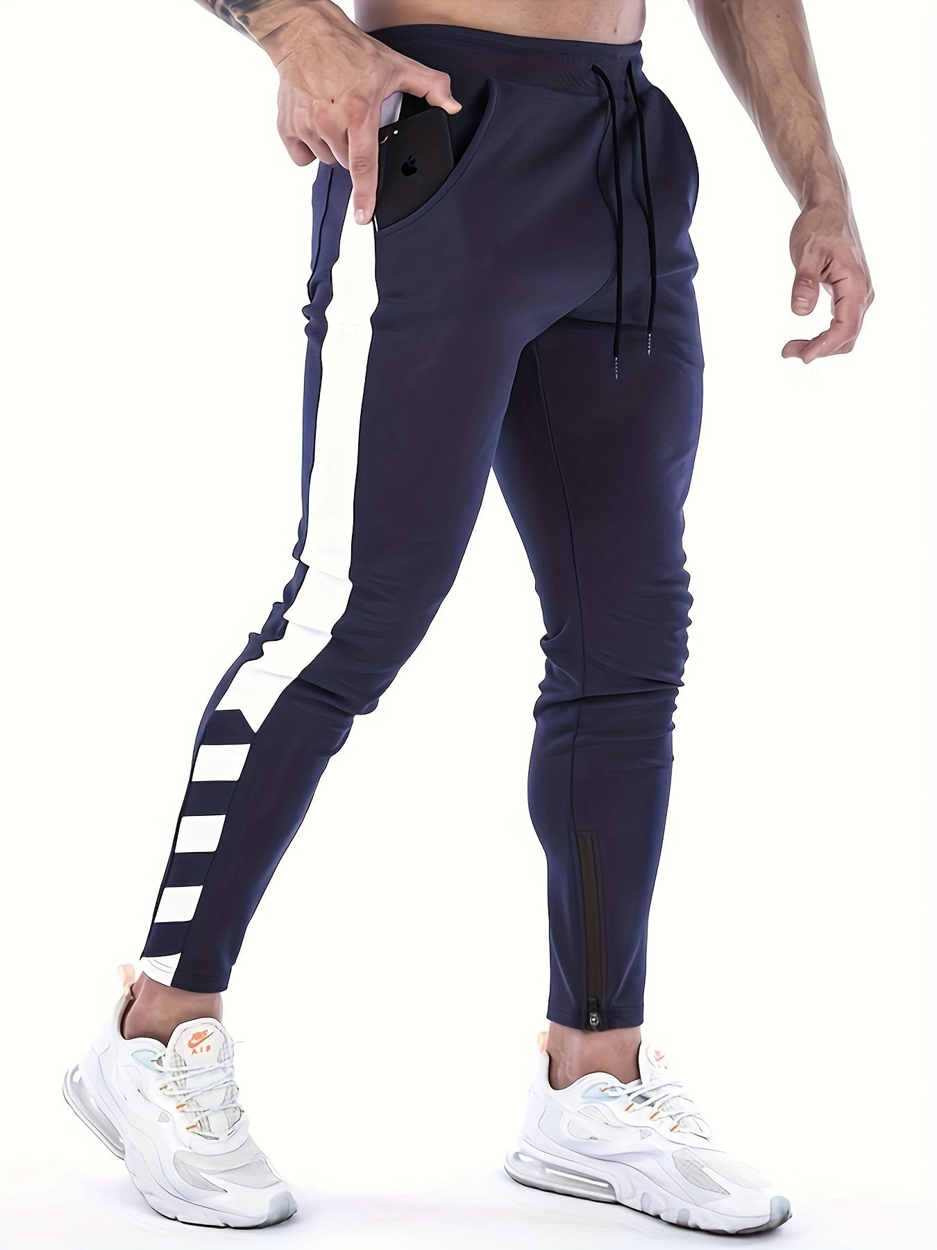 Lässige Sporthose mit Stretch Taille und Kordelzug