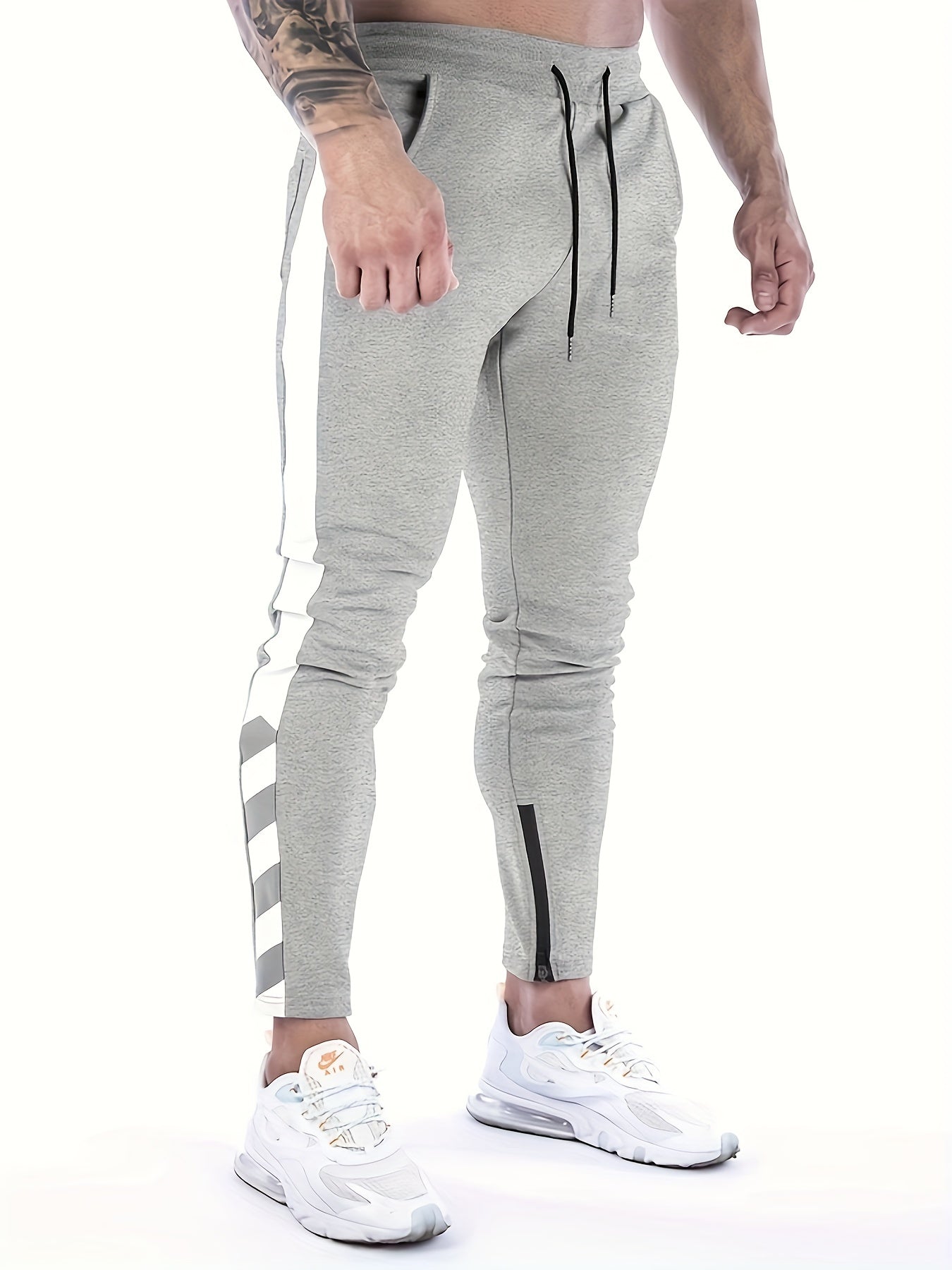 Lässige Sporthose mit Stretch Taille und Kordelzug