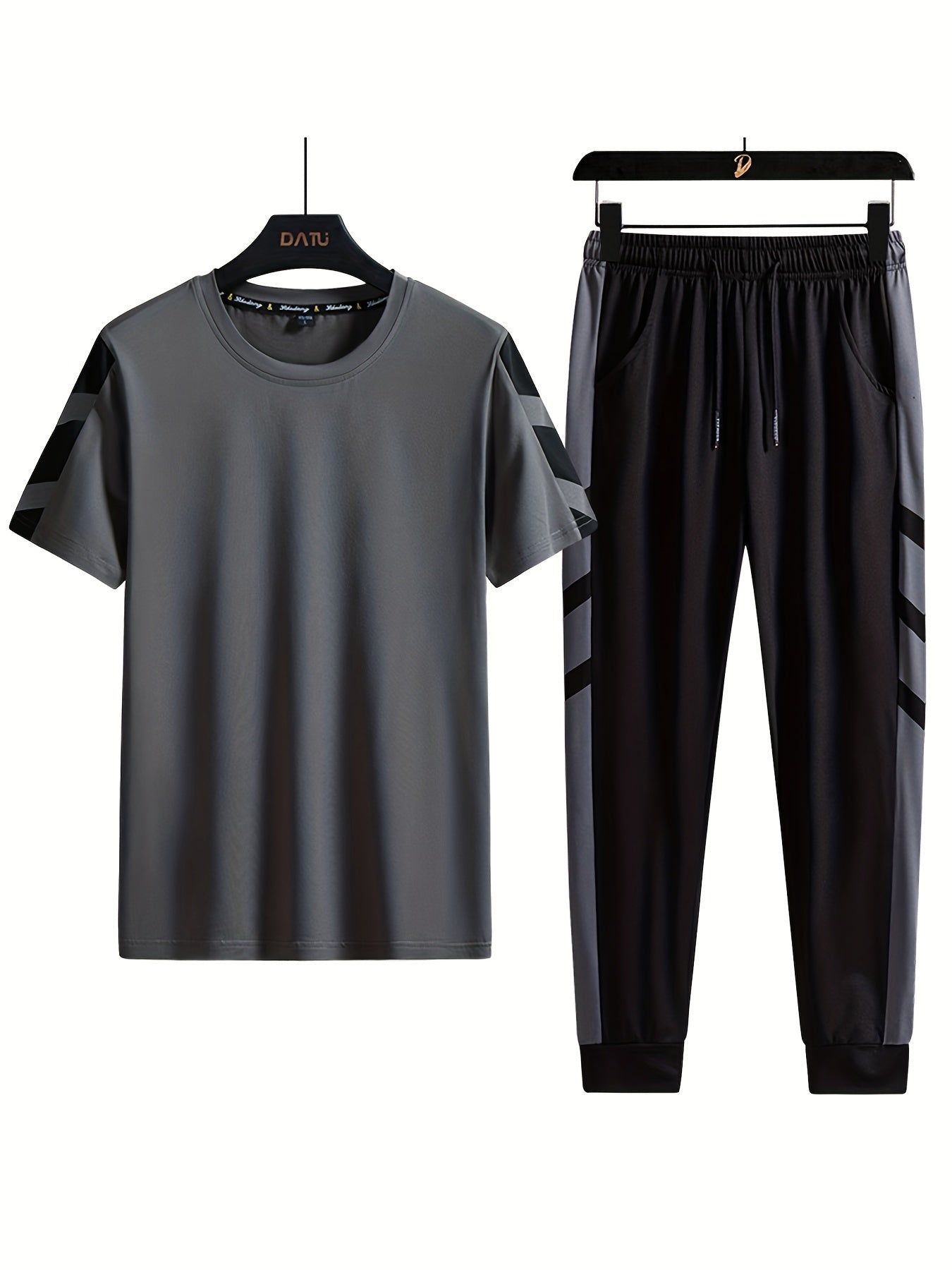 Kurzarm T-Shirt und Kordelzug Hose Set