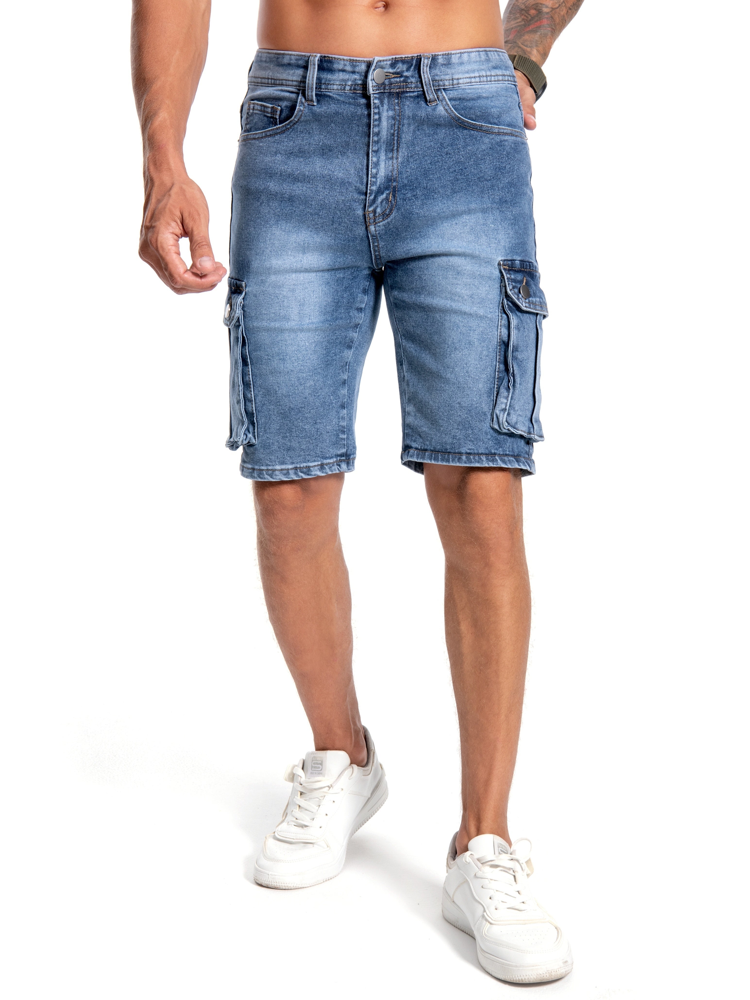 Denim Short mittlerer Stretch für Herren