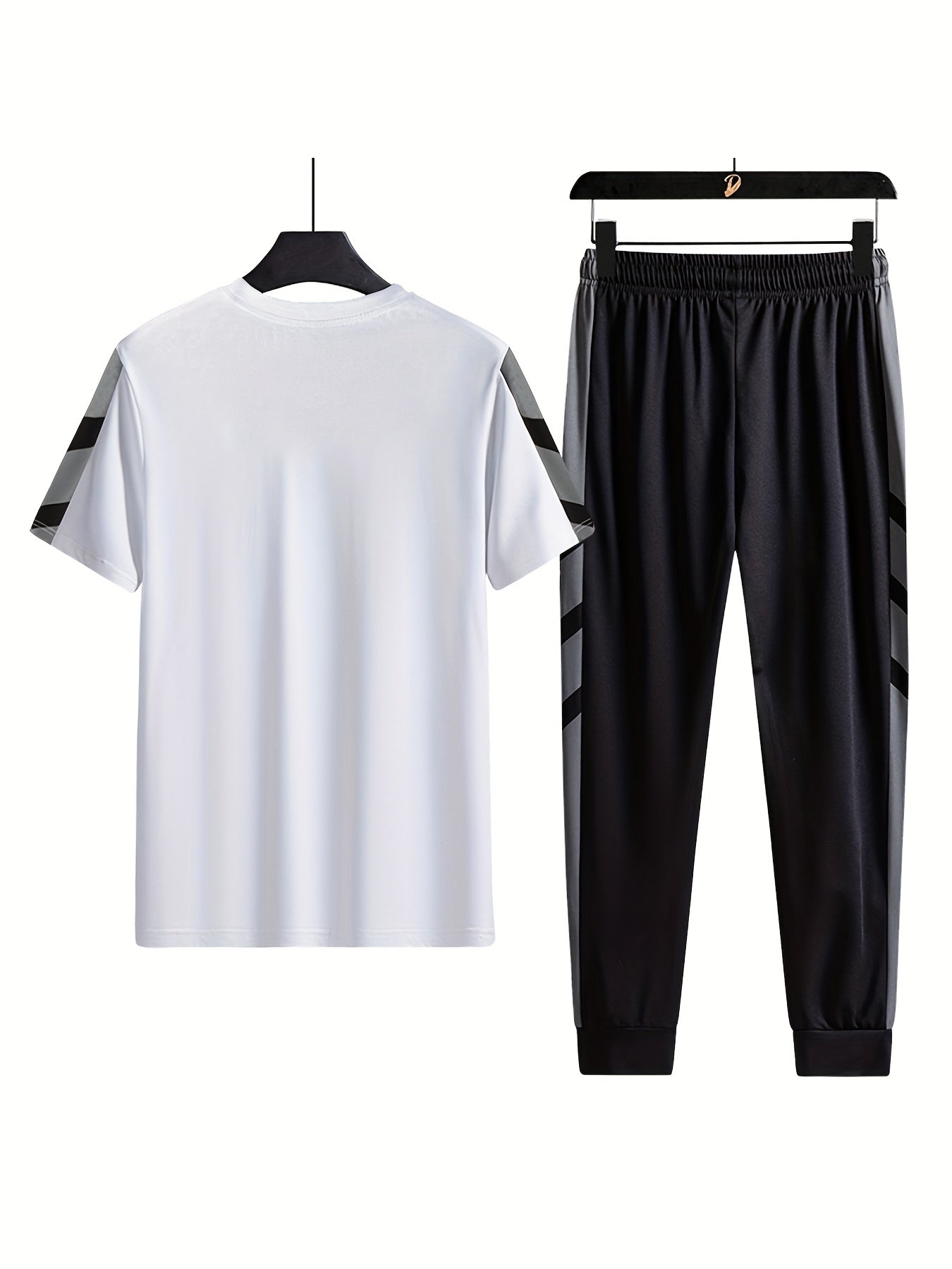 Kurzarm T-Shirt und Kordelzug Hose Set