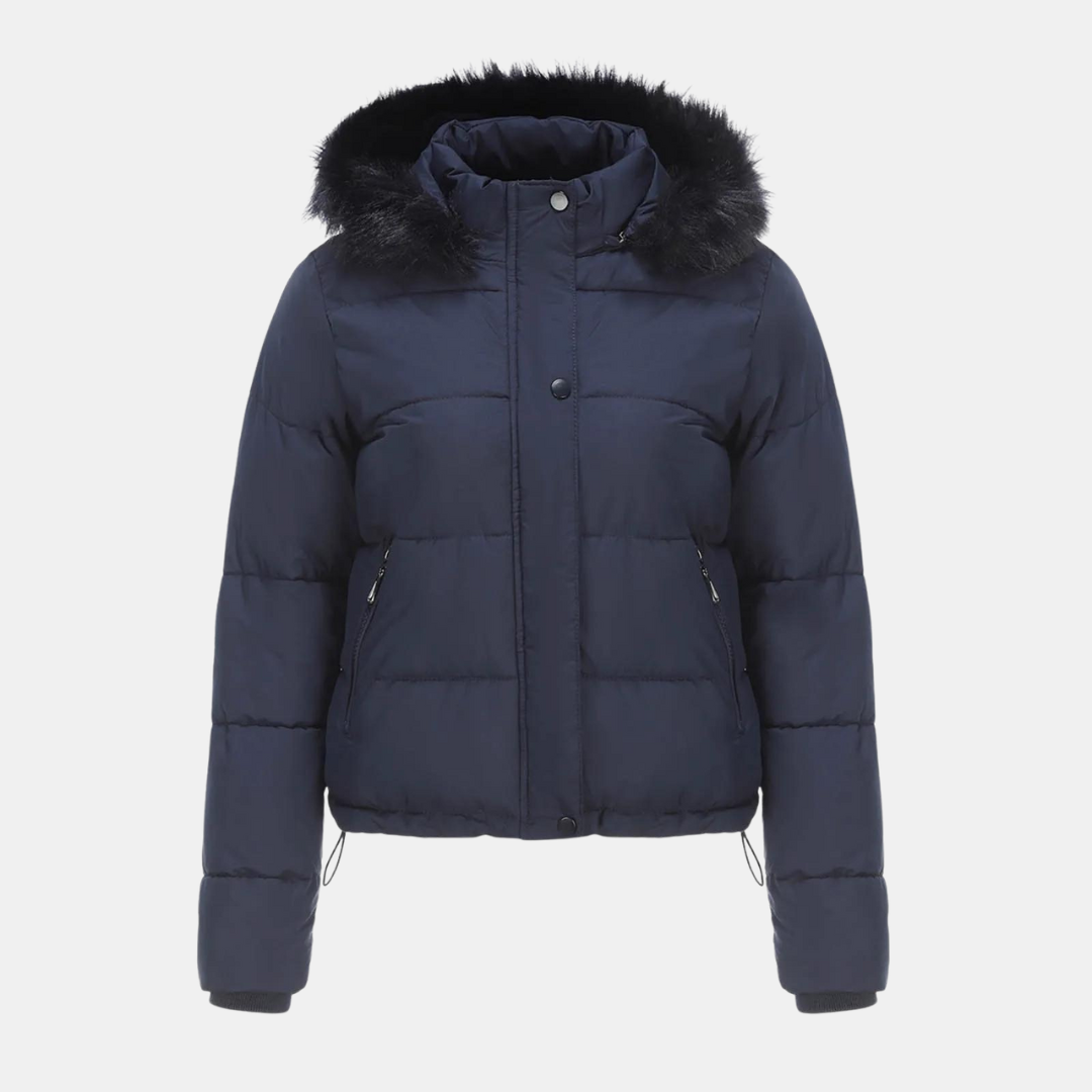 Damen Kapuze Wolljacke