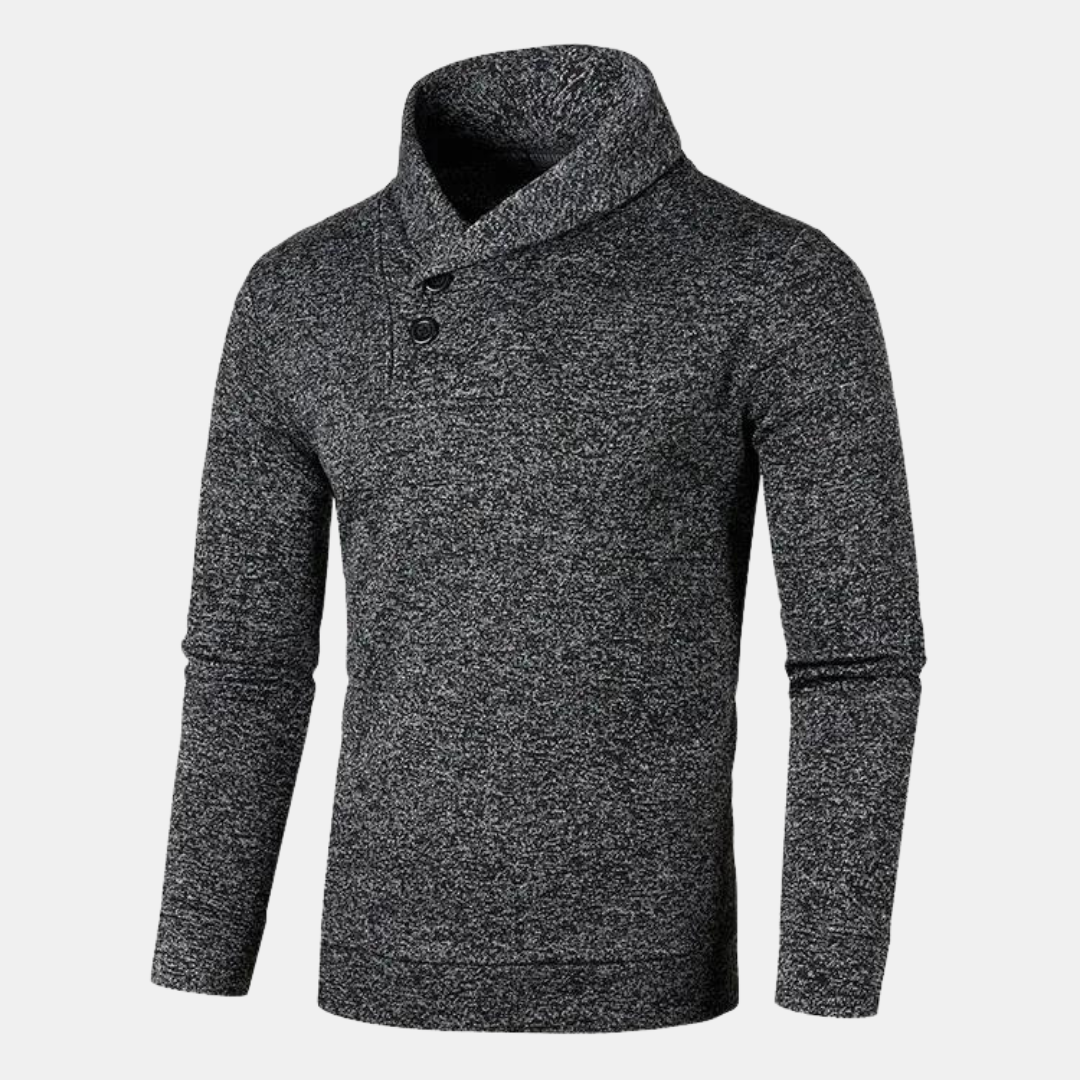 Lässiger Halb Rollkragen Pullover