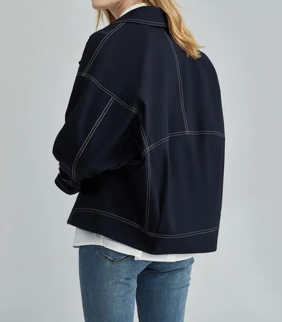 Marineblau Leichte Jacke für Damen