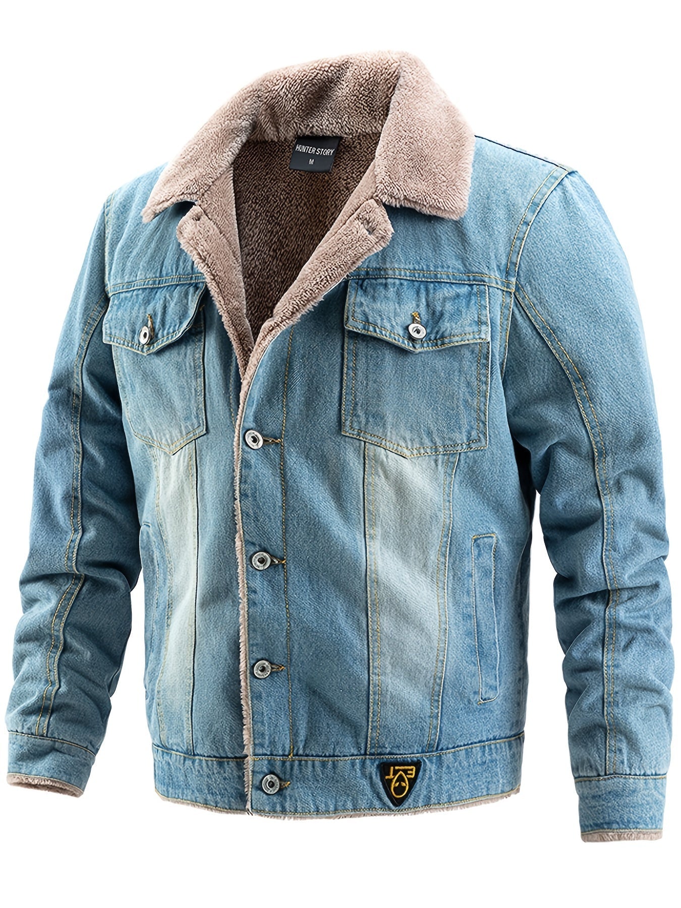 Fleece Jeans jacke