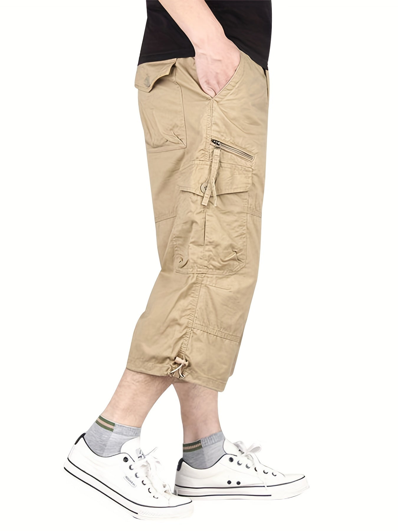 Street Style Herren Casual Cargo Capris kurze Hose