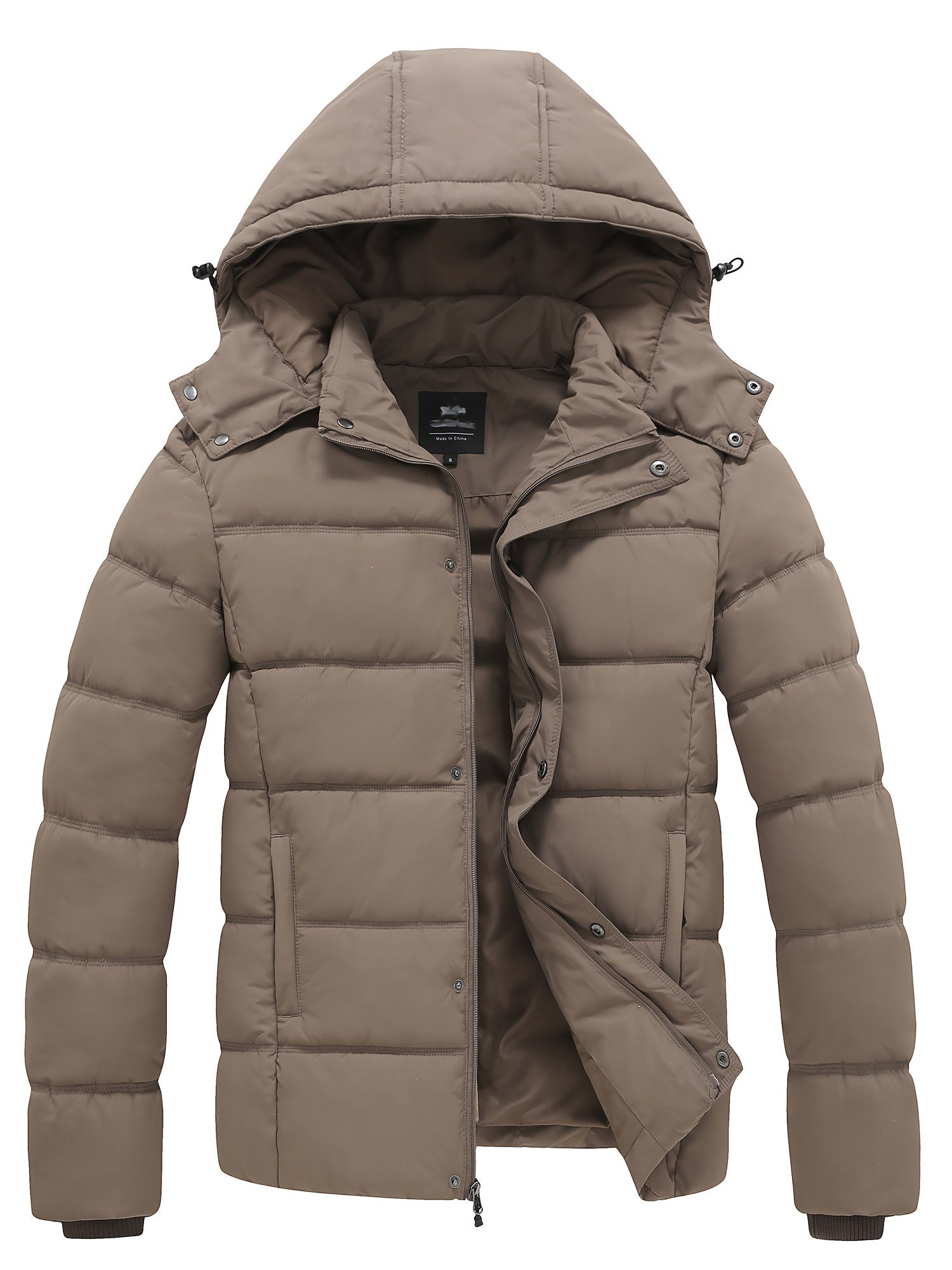 Pufferjacke mit Kapuze für Herren