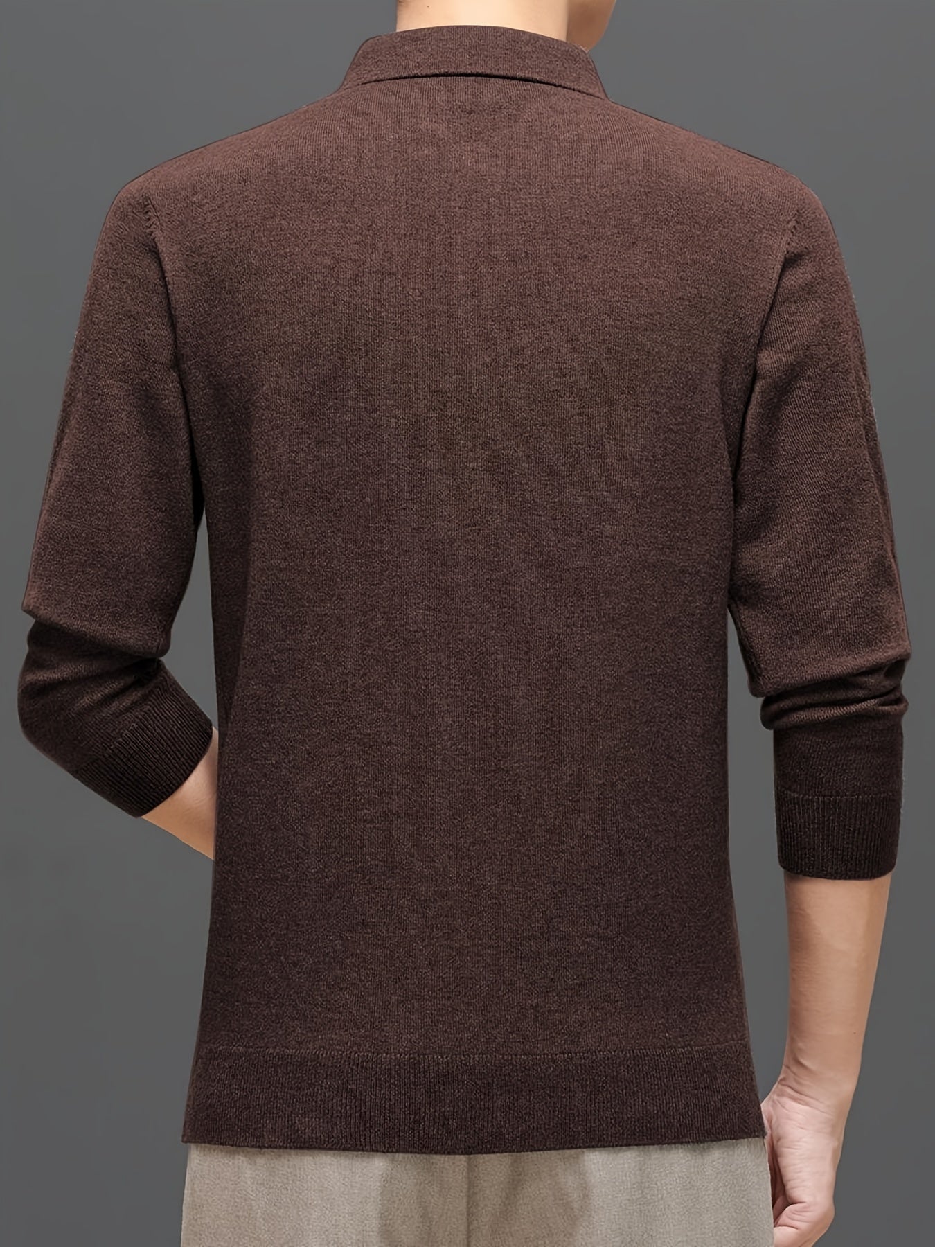 Revers High Stretch Pullover für Herren