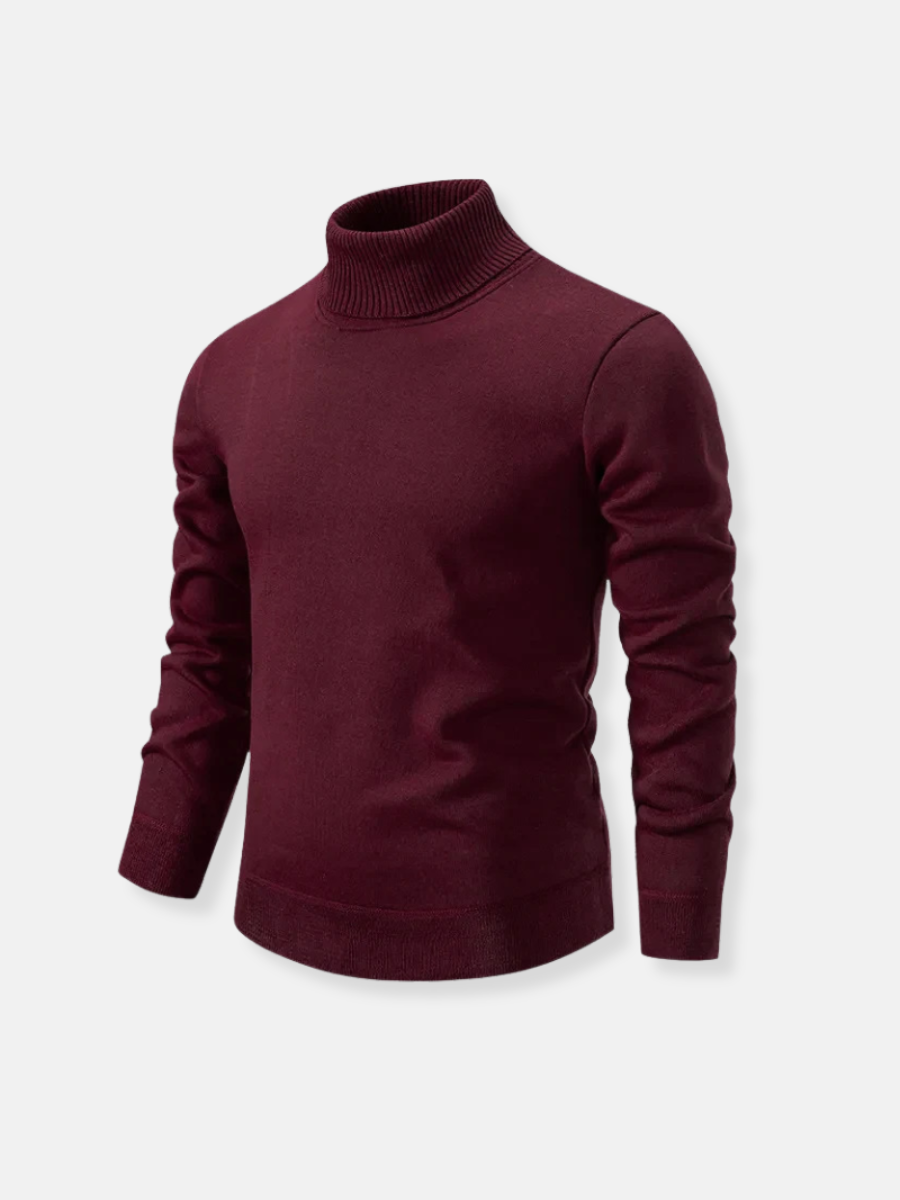 Silky Rollkragenpullover Aus 100% Wolle