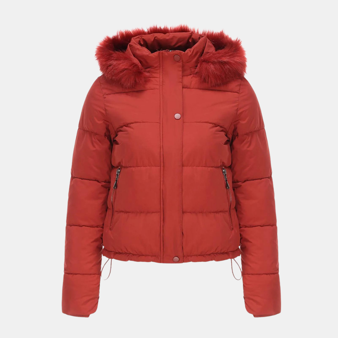 Damen Kapuze Wolljacke