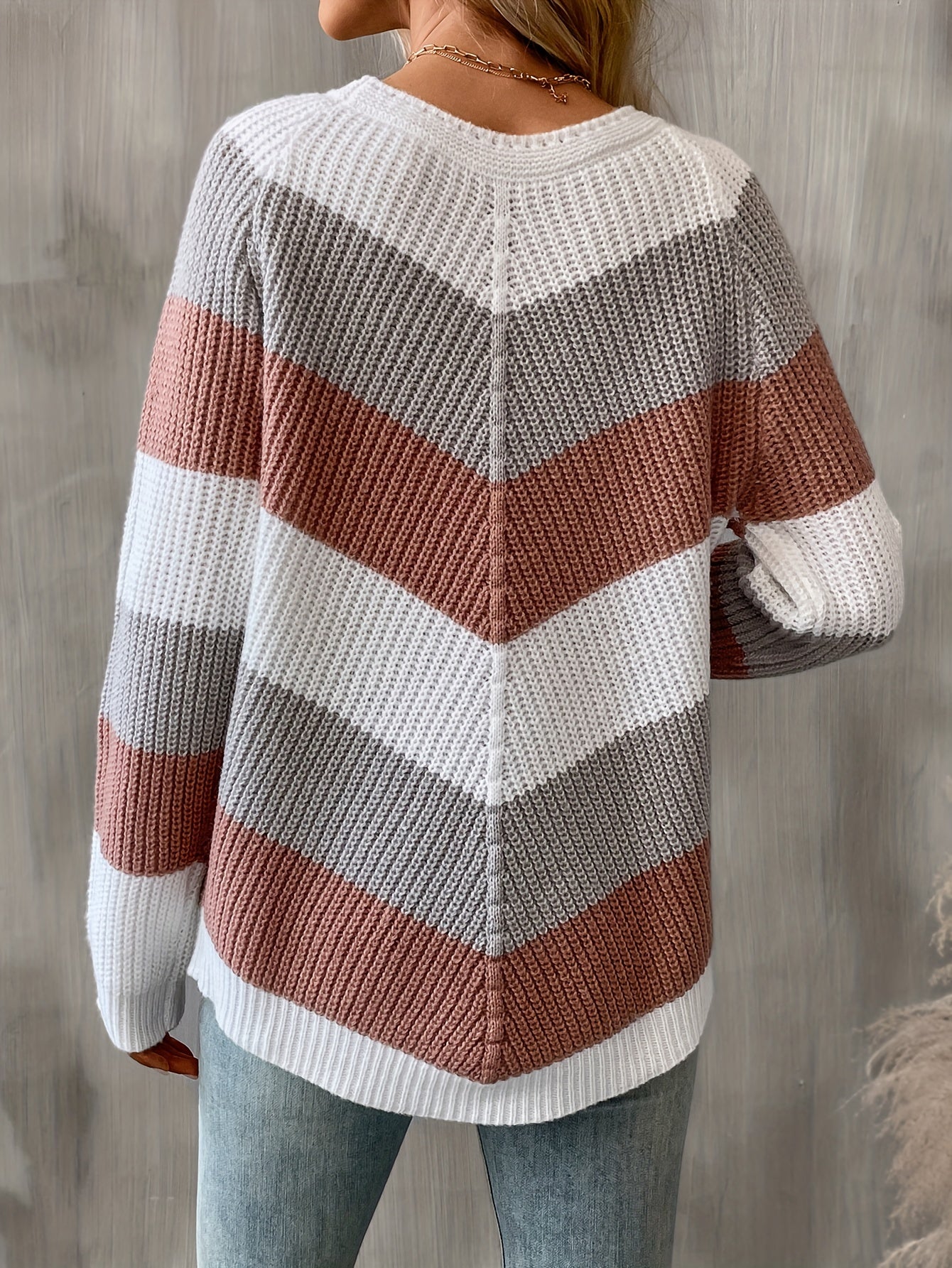 Bock Pullover mit Rundhalsausschnitt